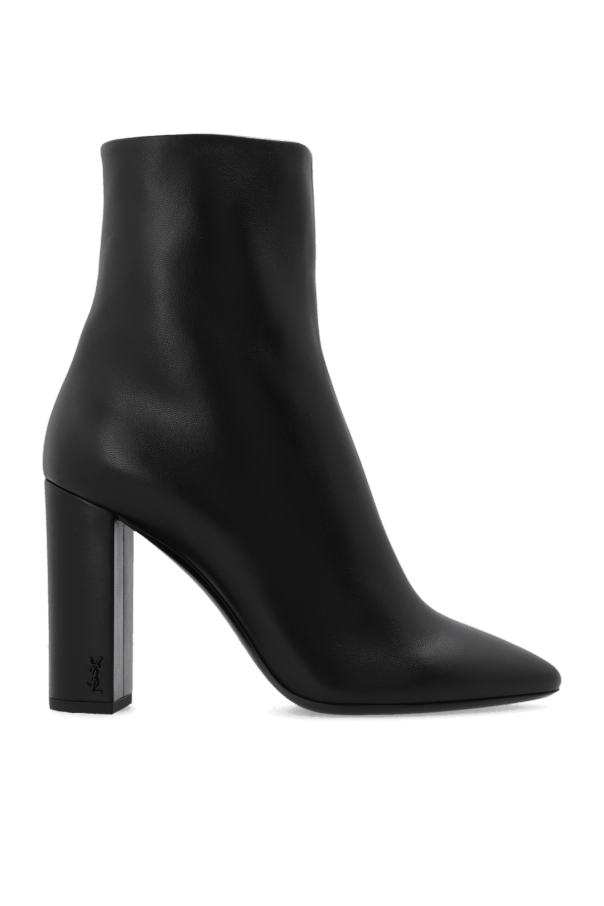 oc11z1125 Lou Ankle Boots in Leather in Black