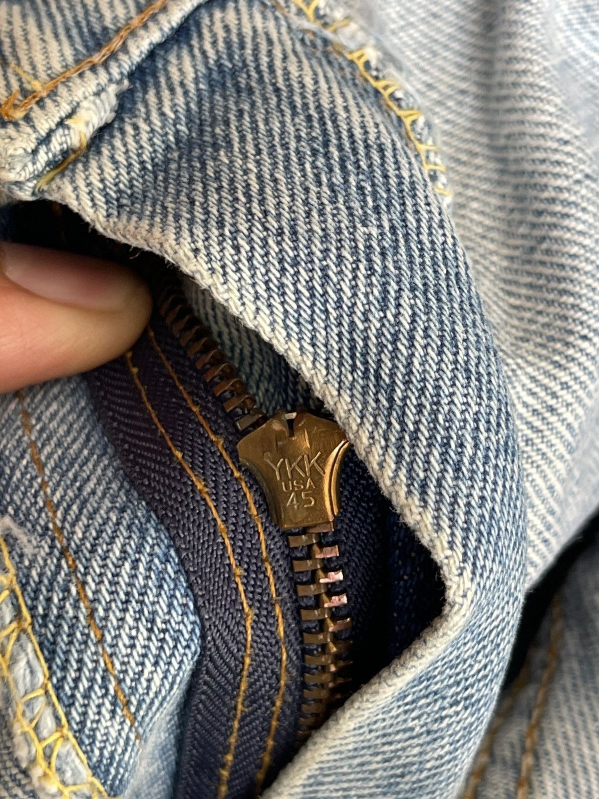 Levi's Vintage 80's Distressed Levis Size US 36 / EU 52 - 10 Thumbnail