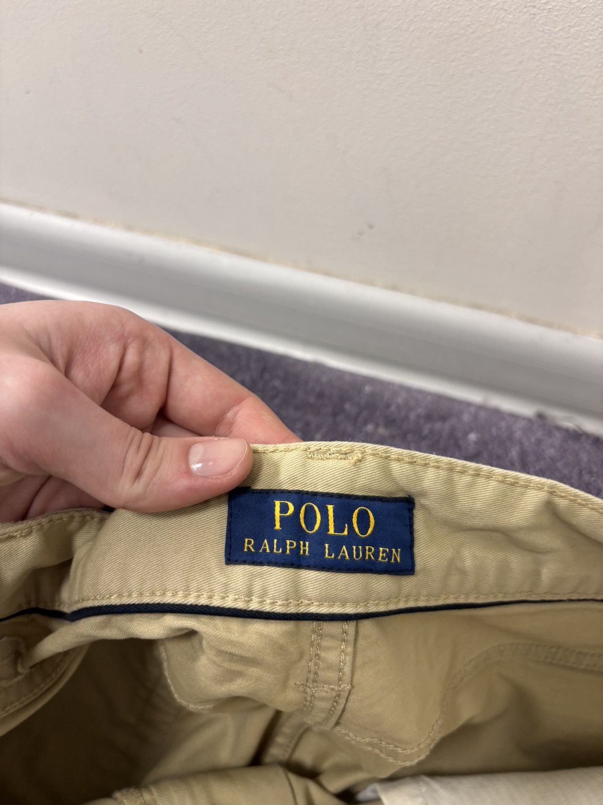 Polo Ralph Lauren Polo Ralph Lauren Men’s Beige Stretch Chino Pants Trousers Size US 36 / EU 52 - 12 Thumbnail