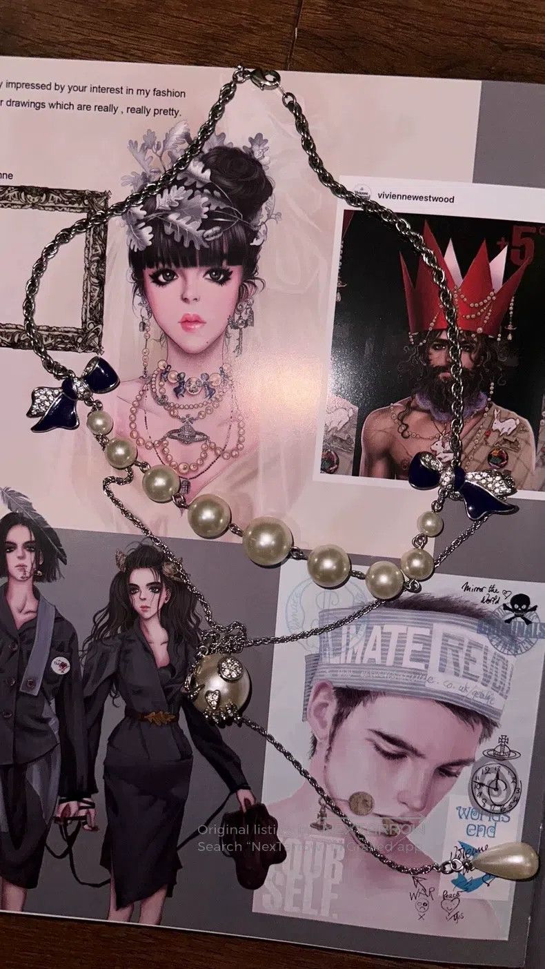Vivienne Westwood Vivienne Westwood Ghost pearl necklace Size ONE SIZE - 1 Thumbnail