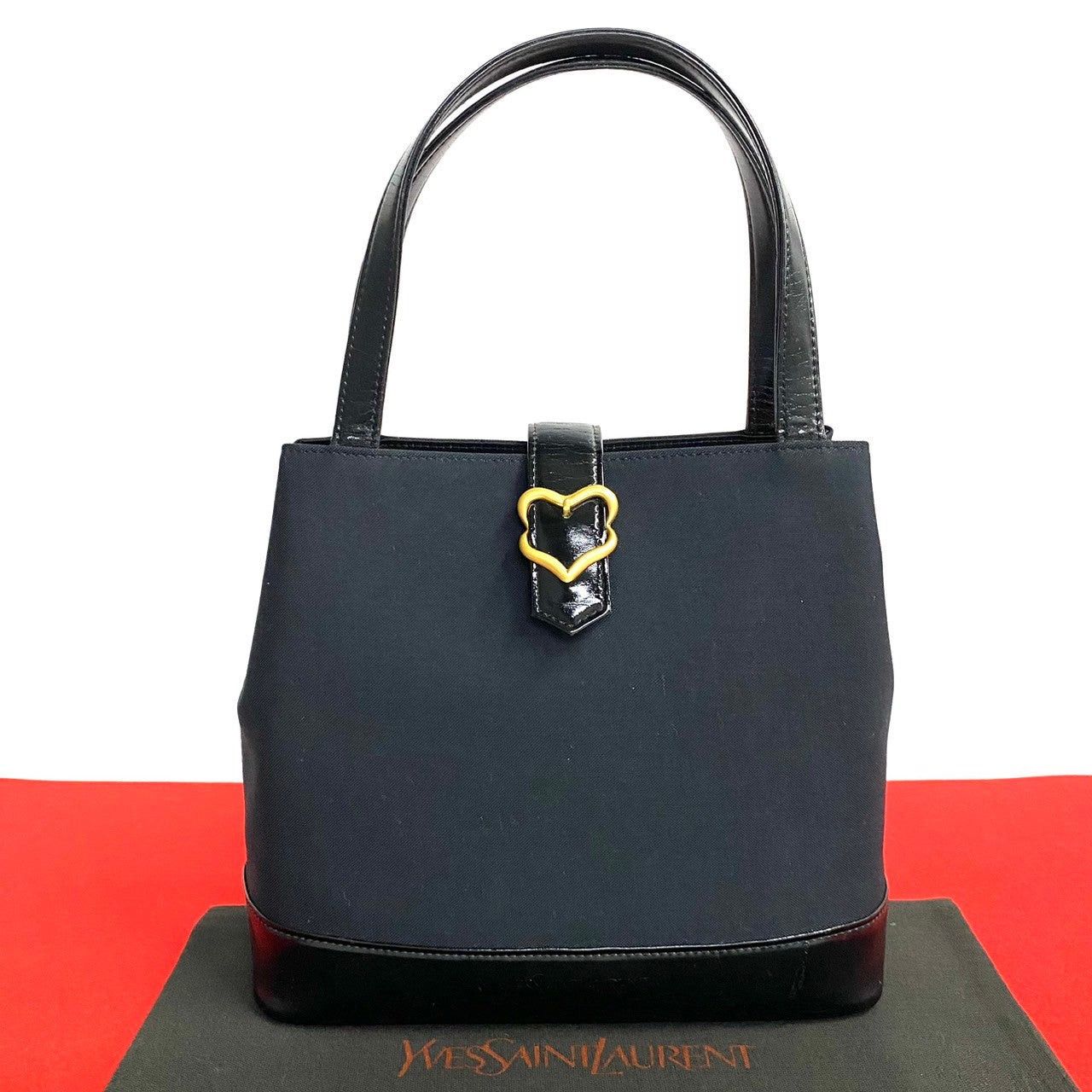 Yves Saint Laurent Yves Saint Laurent Handbag Black Canvas Size ONE SIZE - 1 Thumbnail