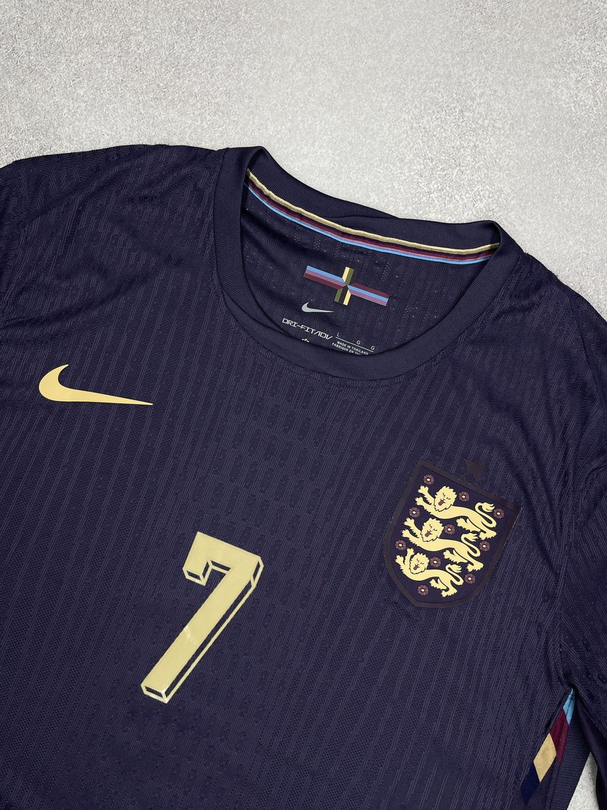 Nike Nike England 2024-2025 Grealish 7 Soccer Jersey Football Size US L / EU 52-54 / 3 - 6 Thumbnail