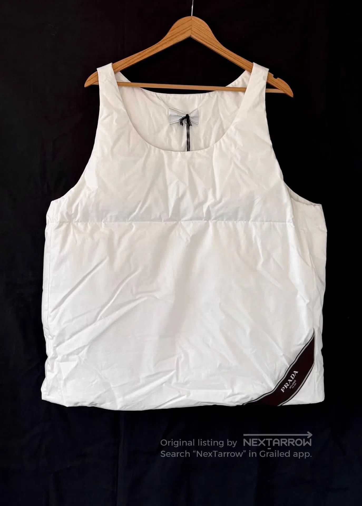 Prada White Sleeveless Tank Top. Size US L / EU 52-54 / 3 - 1 Thumbnail