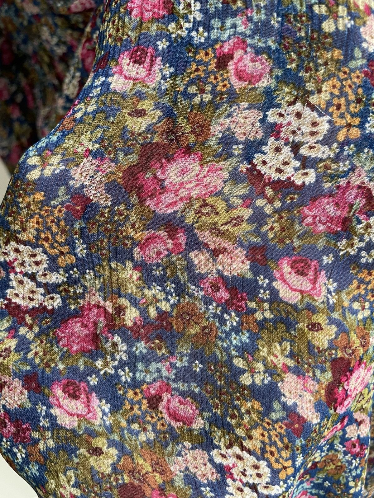 Designer × Sezane SÉZANE Holy Dress Floral Flower Midi Mini Dress Size XS / US 0-2 / IT 36-38 - 15 Thumbnail