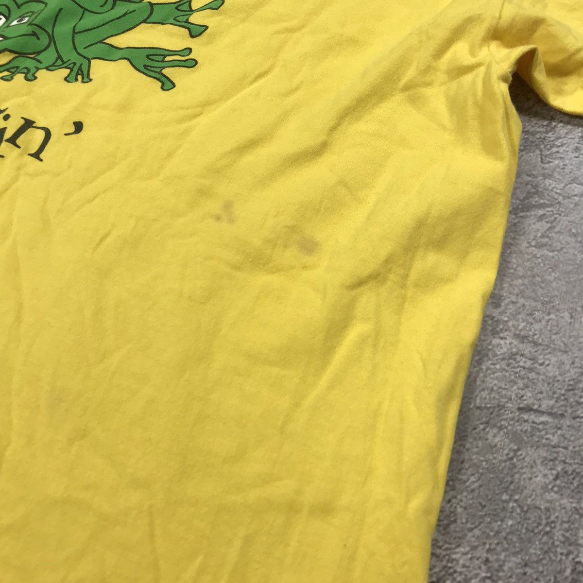 Vintage Vintage Y2K Sun Faded Graphic Tee Frog Humor Streetwear XXL Size US XXL / EU 58 / 5 - 4 Thumbnail