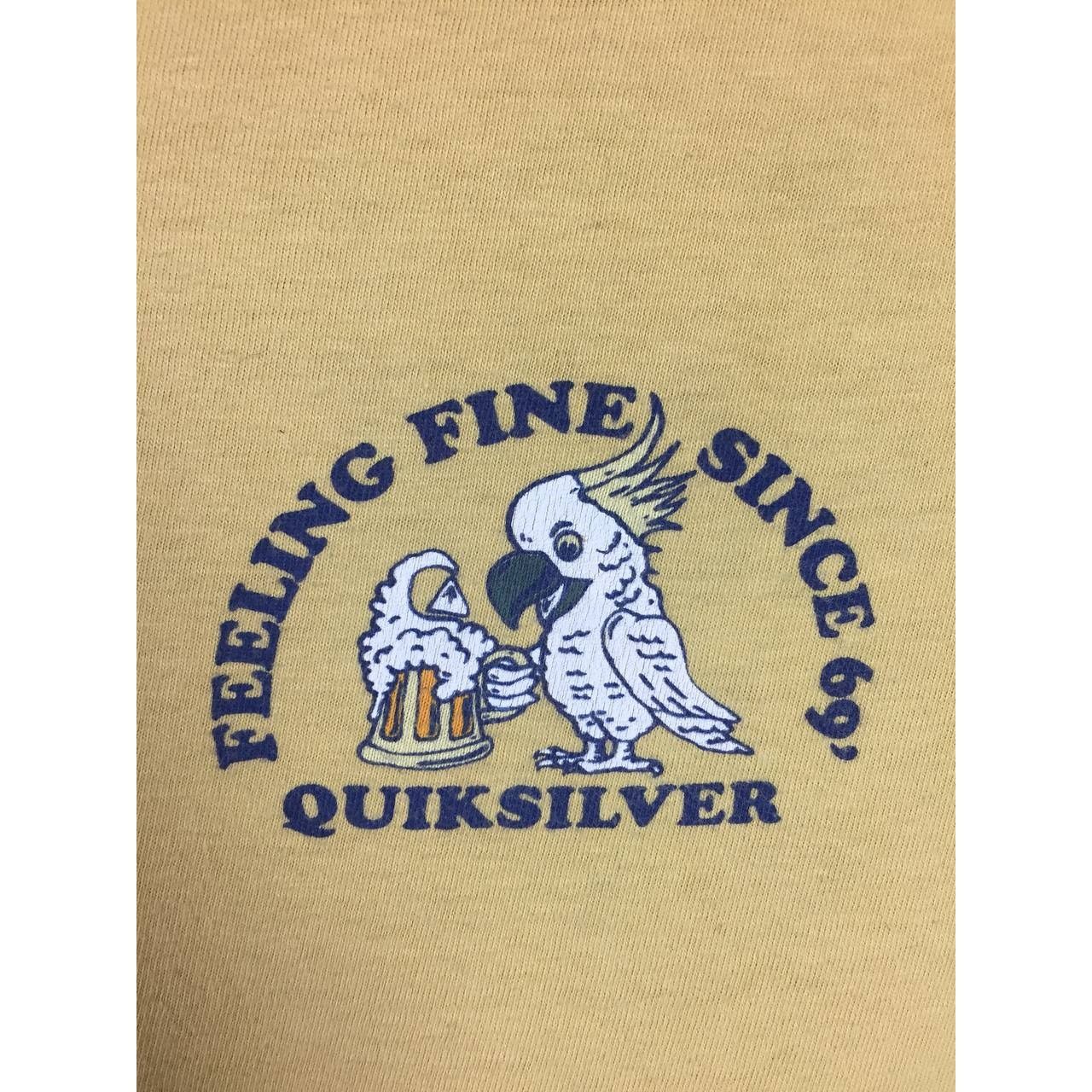 Quiksilver Quiksilver Feeling Fine Since 69' Skate Surfing Tee Size US M / EU 48-50 / 2 - 7 Thumbnail