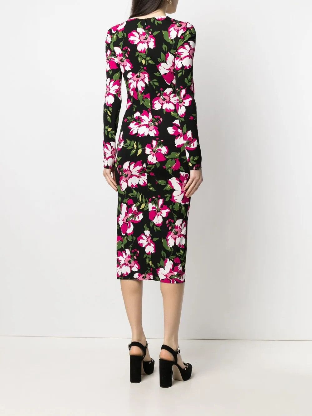 Tom Ford o1y0126 Midi Dress in Multicolor Size XS / US 0-2 / IT 36-38 - 4 Thumbnail