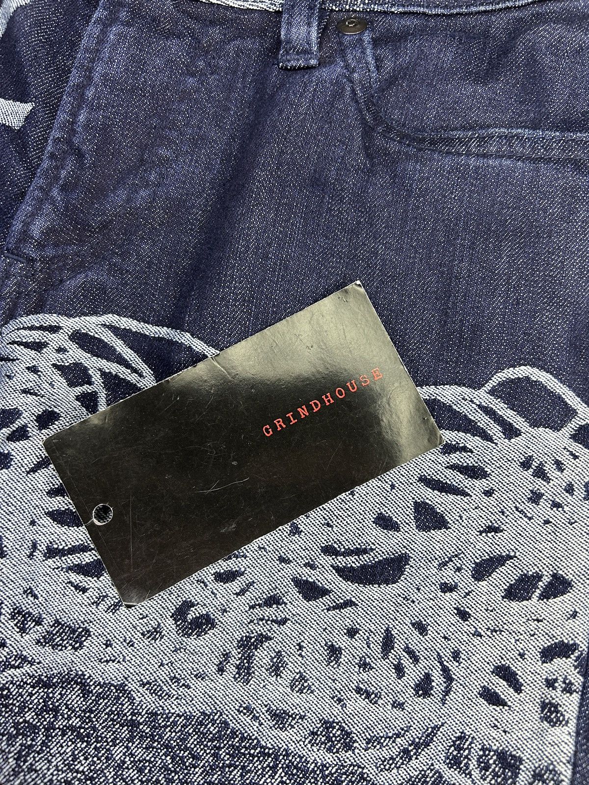 Issey Miyake APOC Graphic Denim Size 26" / US 2 / IT 38 - 14 Thumbnail