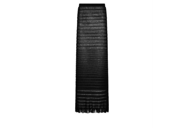 Tom Ford o1w1db10525 GCK182 Ladder Long Skirt in Black Size 26" / US 2 / IT 38 - 1 Preview