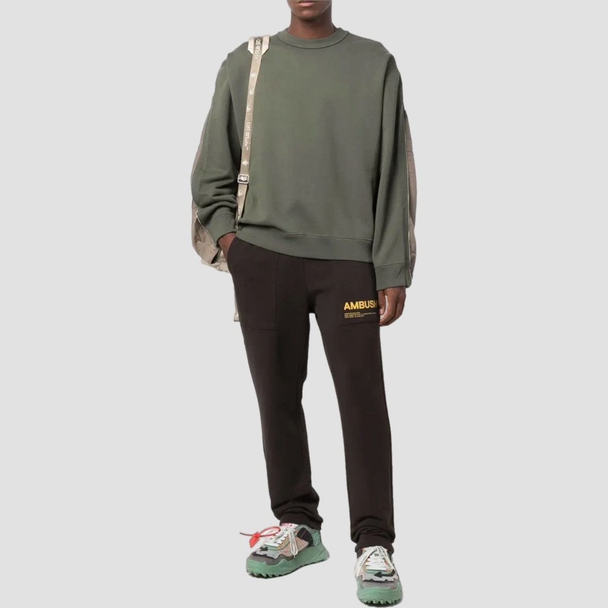Ambush Design Ambush Sleeve Logo Sweatshirt Thyme Size US M / EU 48-50 / 2 - 4 Thumbnail