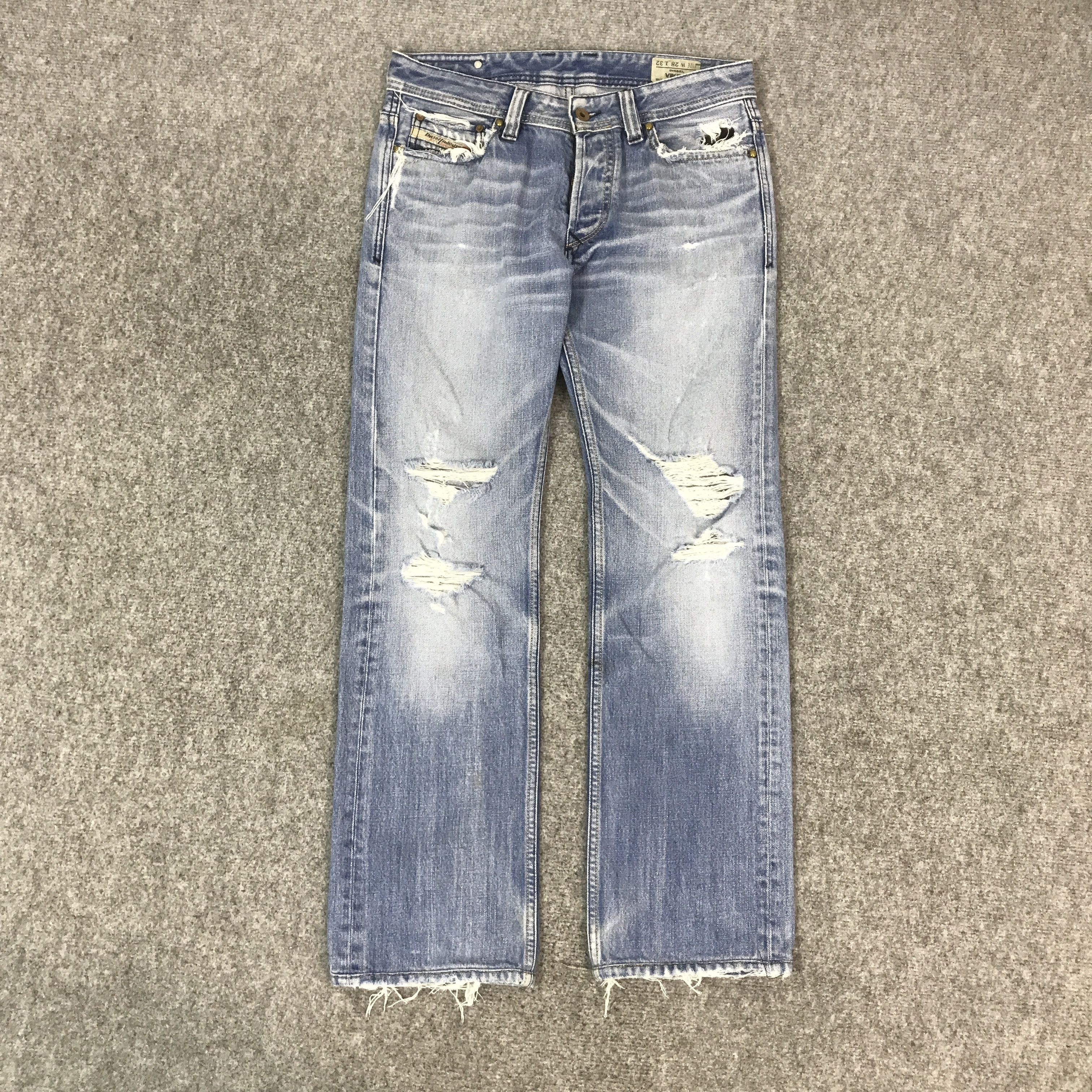 Diesel DIESEL INDUSTRIES DISTRESSED DENIM K54B16 Size US 29 - 1 Thumbnail