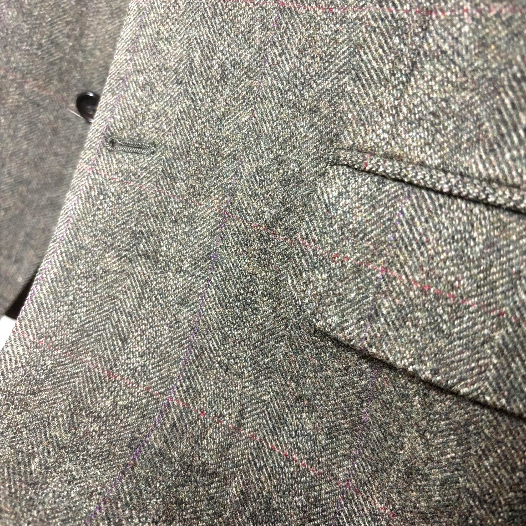 Ralph Lauren Lauren Ralph Lauren Silver Label Mens Herringbone Blazer Twe Size 40R - 2 Thumbnail