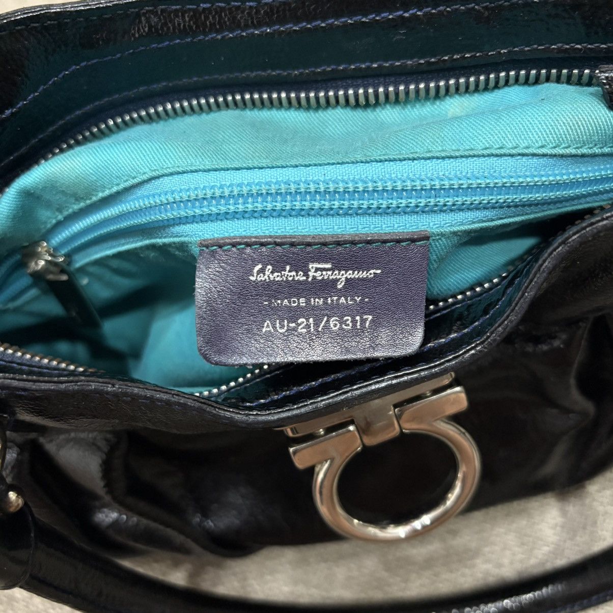 Salvatore Ferragamo SALVATORE FERRAGAMO — MARISA SHOULDER BAG Size ONE SIZE - 6 Thumbnail