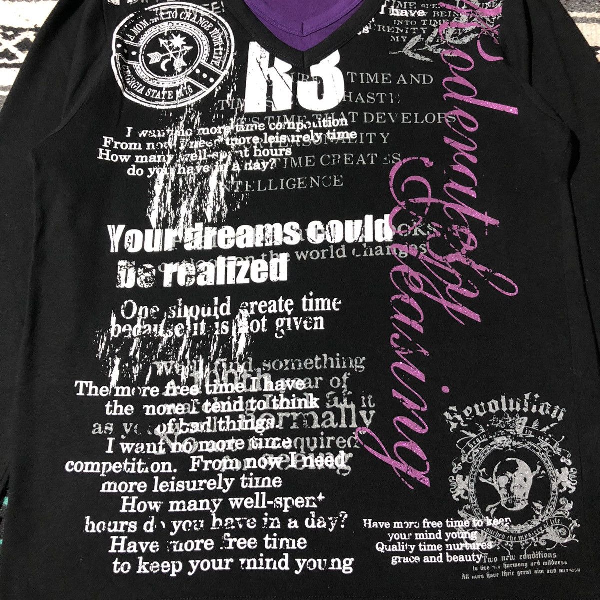 If Six Was Nine Beaumont Carr Poem Longsleeve Shirt Size US M / EU 48-50 / 2 - 3 Thumbnail