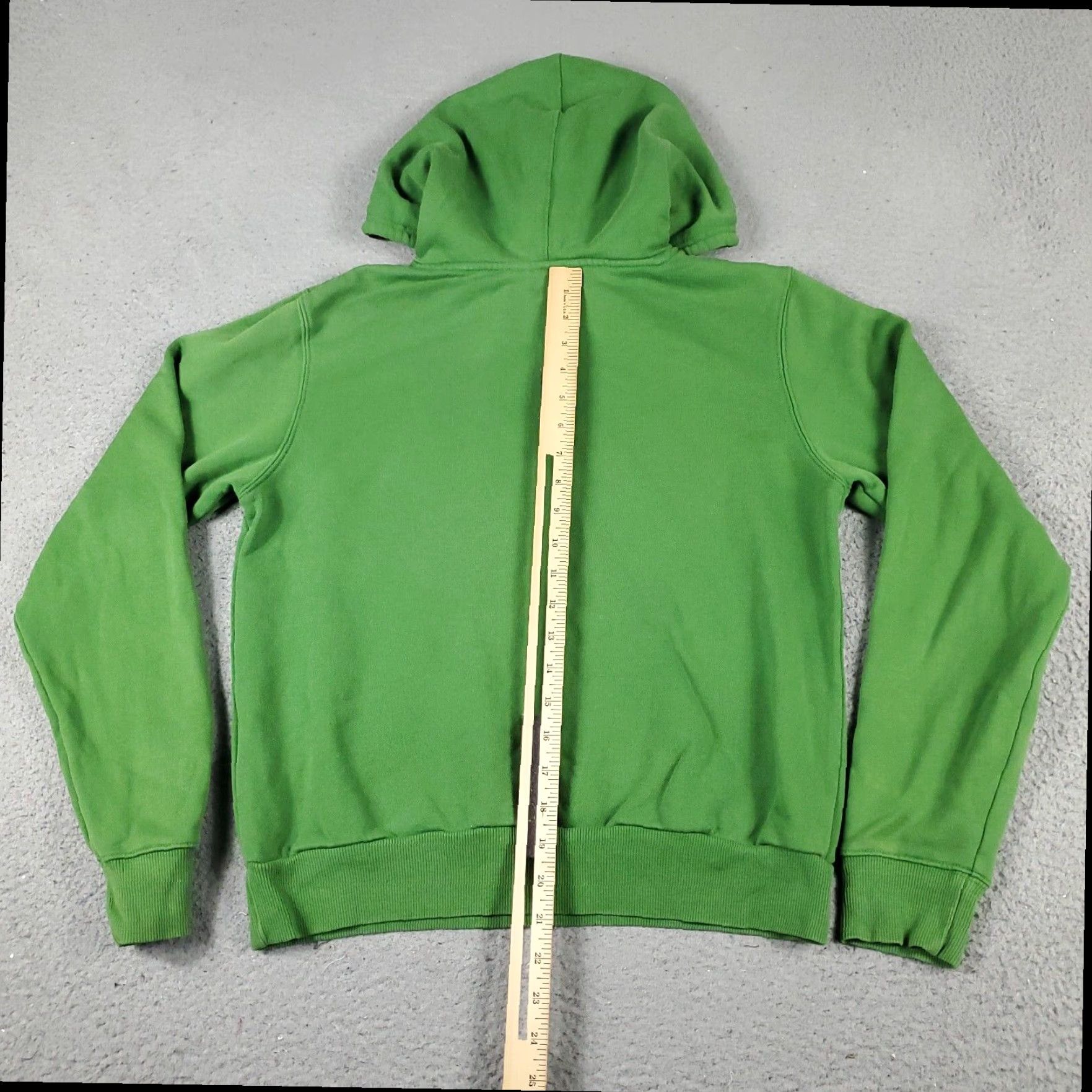 Puma PUMA Hoodie Womens Medium Green Pullover Sweatshirt Cotton Blend Size M / US 6-8 / IT 42-44 - 6 Thumbnail