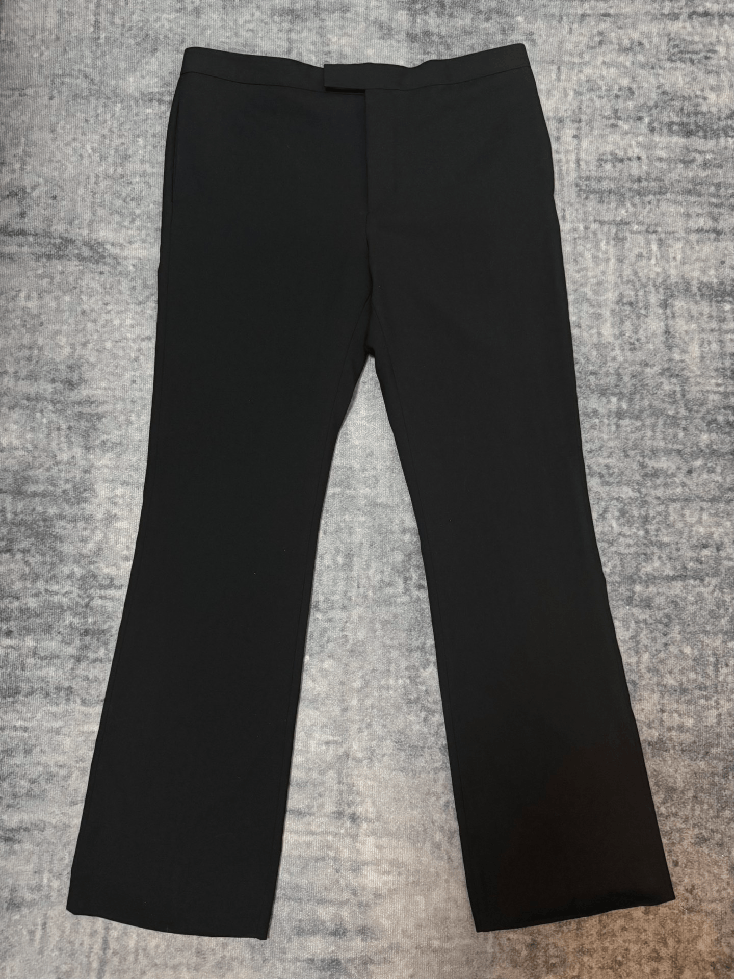 Saint Laurent Paris Saint Laurent Black Wool Flared Trousers Size US 34 / EU 50 - 1 Thumbnail
