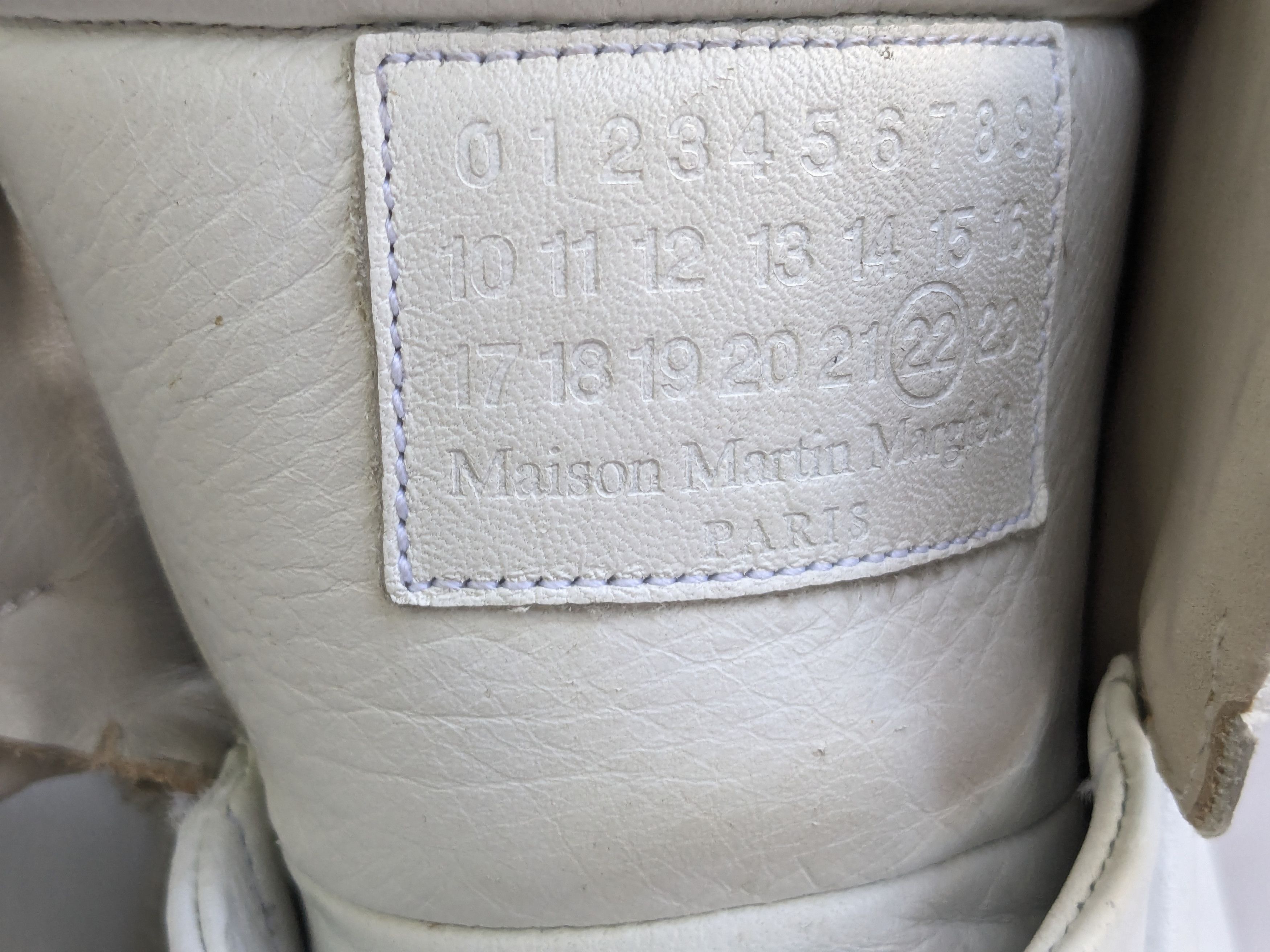 Maison Margiela Maison Margiela Future White 11 44 Leather High Tops Size US 11 / EU 44 - 3 Thumbnail