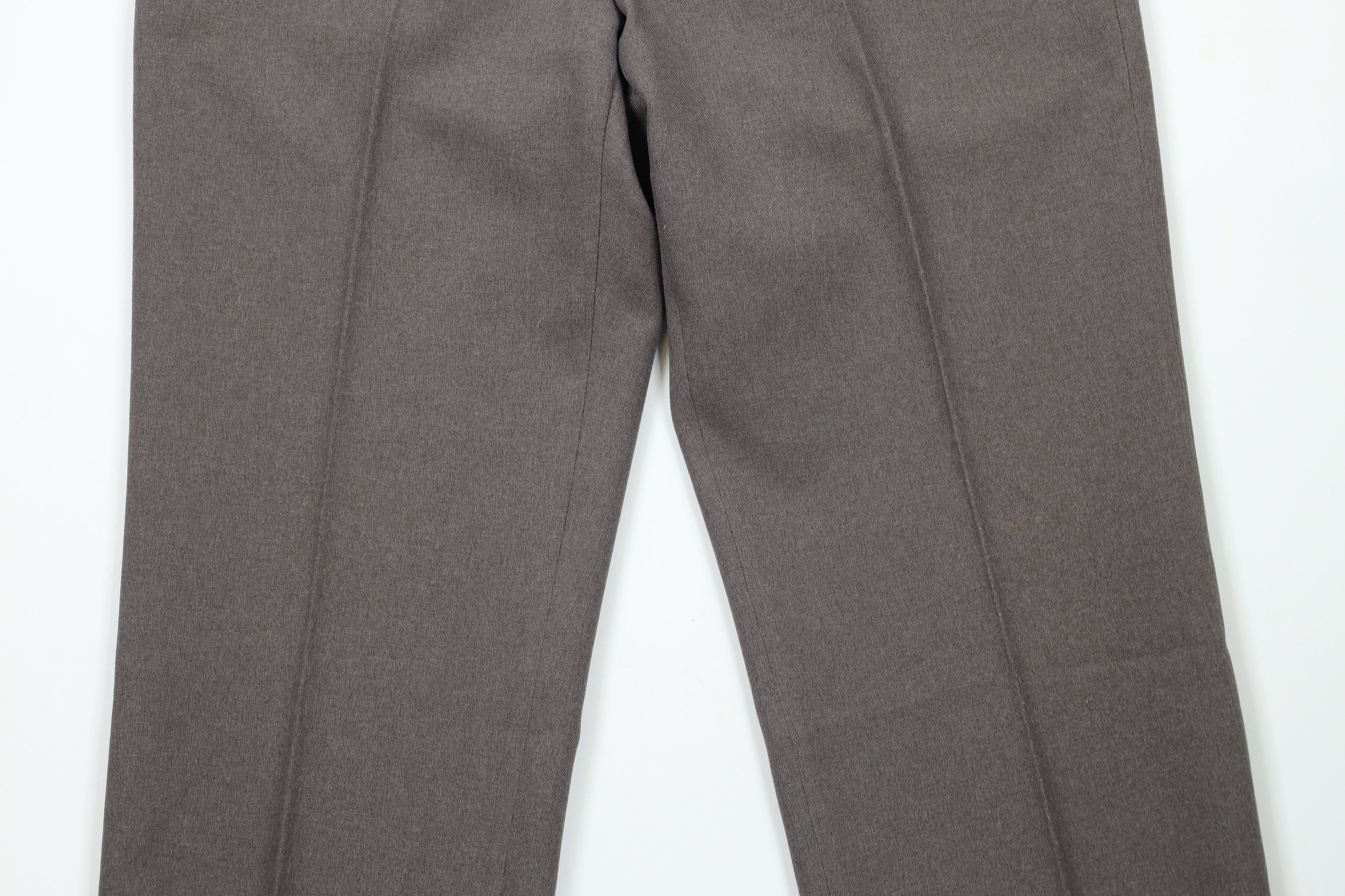 Vintage Vintage 70s Streetwear Wide Leg Chino Pants Polyester USA Size US 34 / EU 50 - 3 Thumbnail