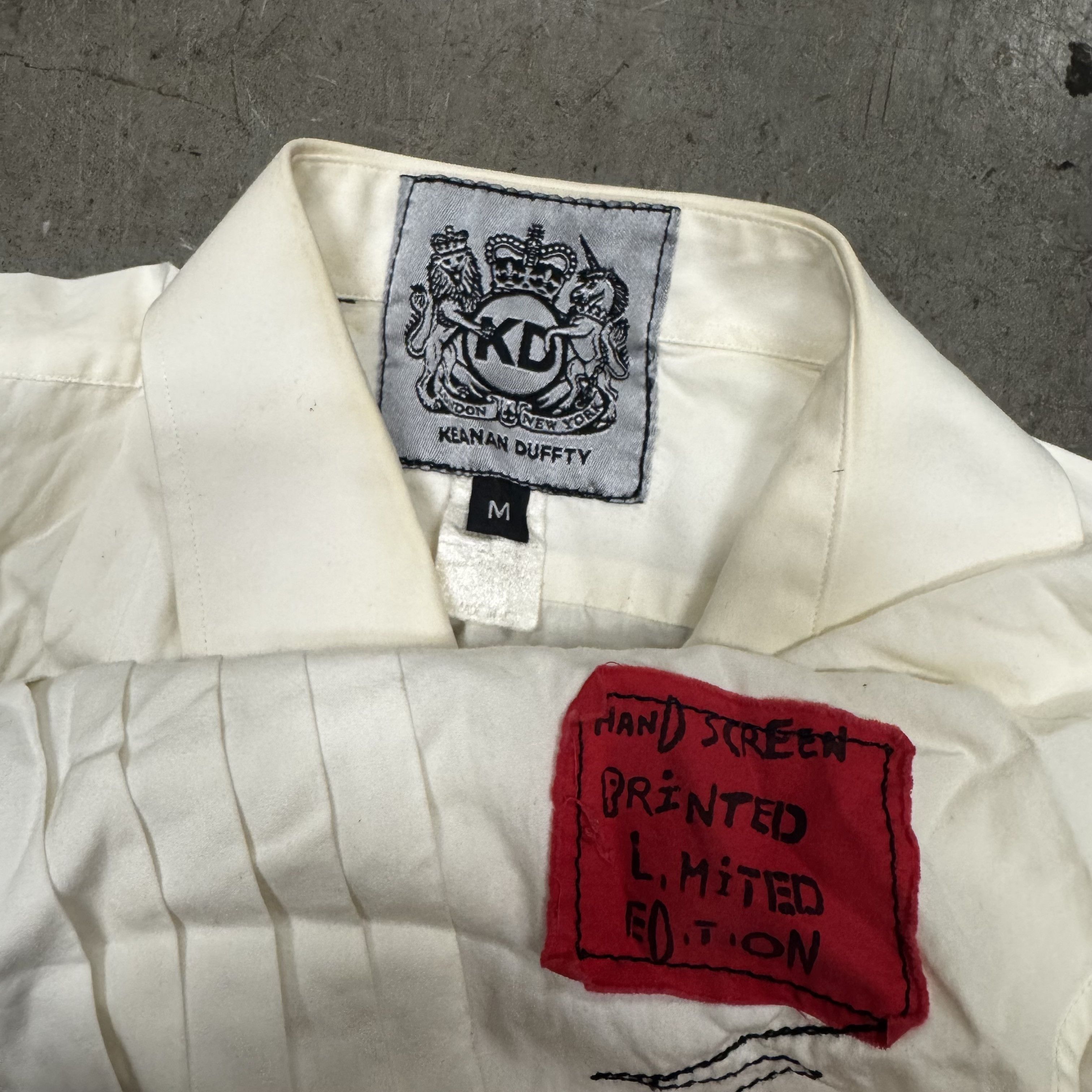 Designer × Vintage VTG Keanan Duffty Limited Berlin Couture Button Dress Shirt Size US M / EU 48-50 / 2 - 3 Thumbnail