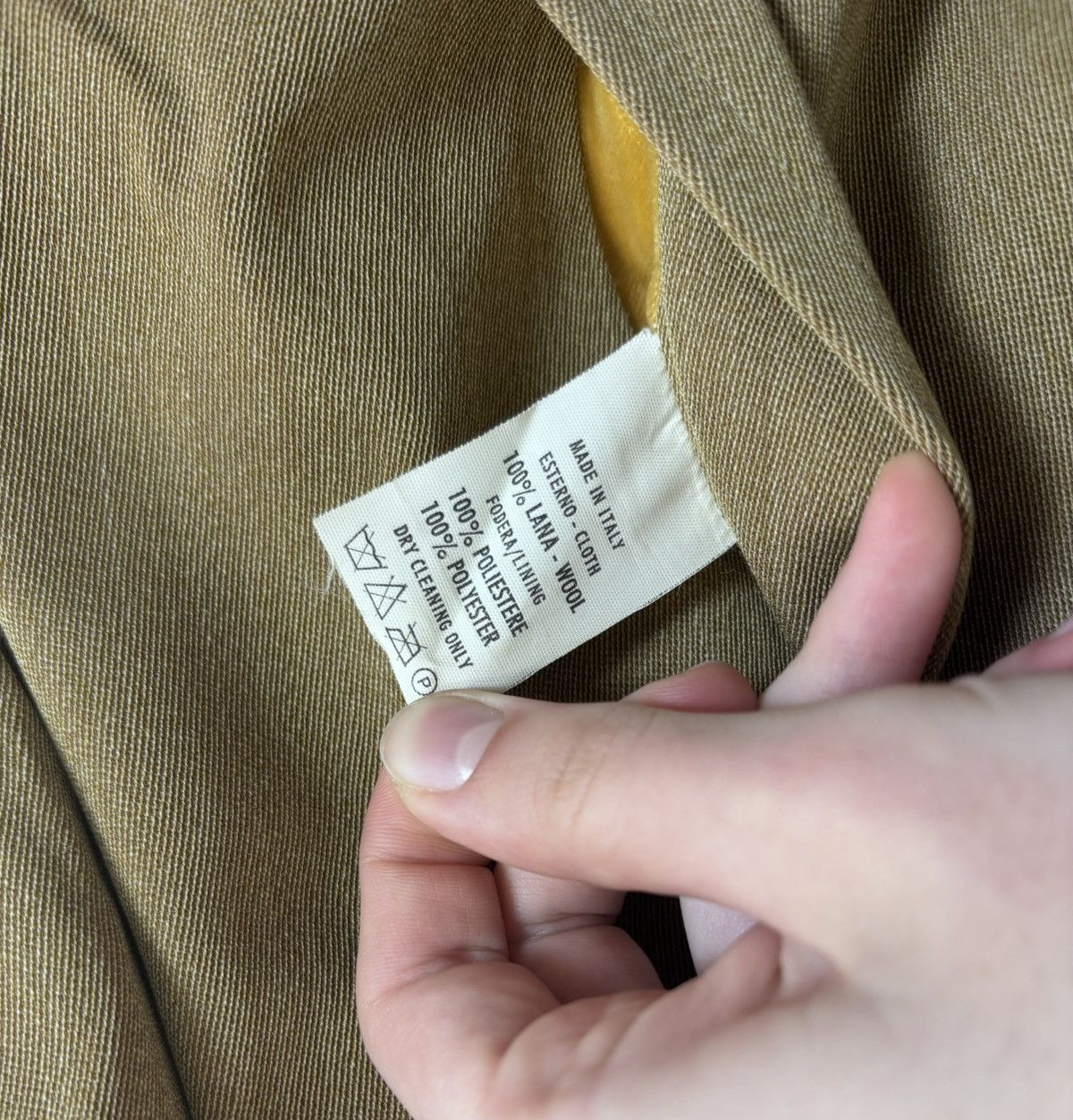 Loro Piana Loro Piana Vintage Men’s Mustard Brown Wool Car Coat Size US L / EU 52-54 / 3 - 22 Thumbnail