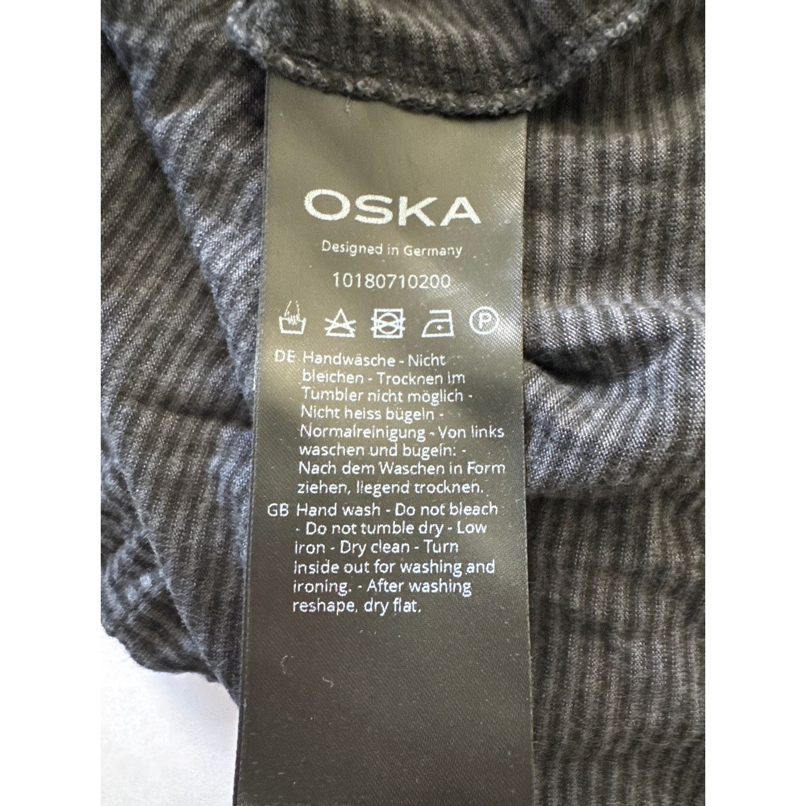 Other OSKA Gray Striped Scoop Neck Long Sleeve Tee Size 0 / Small Size XS / US 0-2 / IT 36-38 - 11 Thumbnail