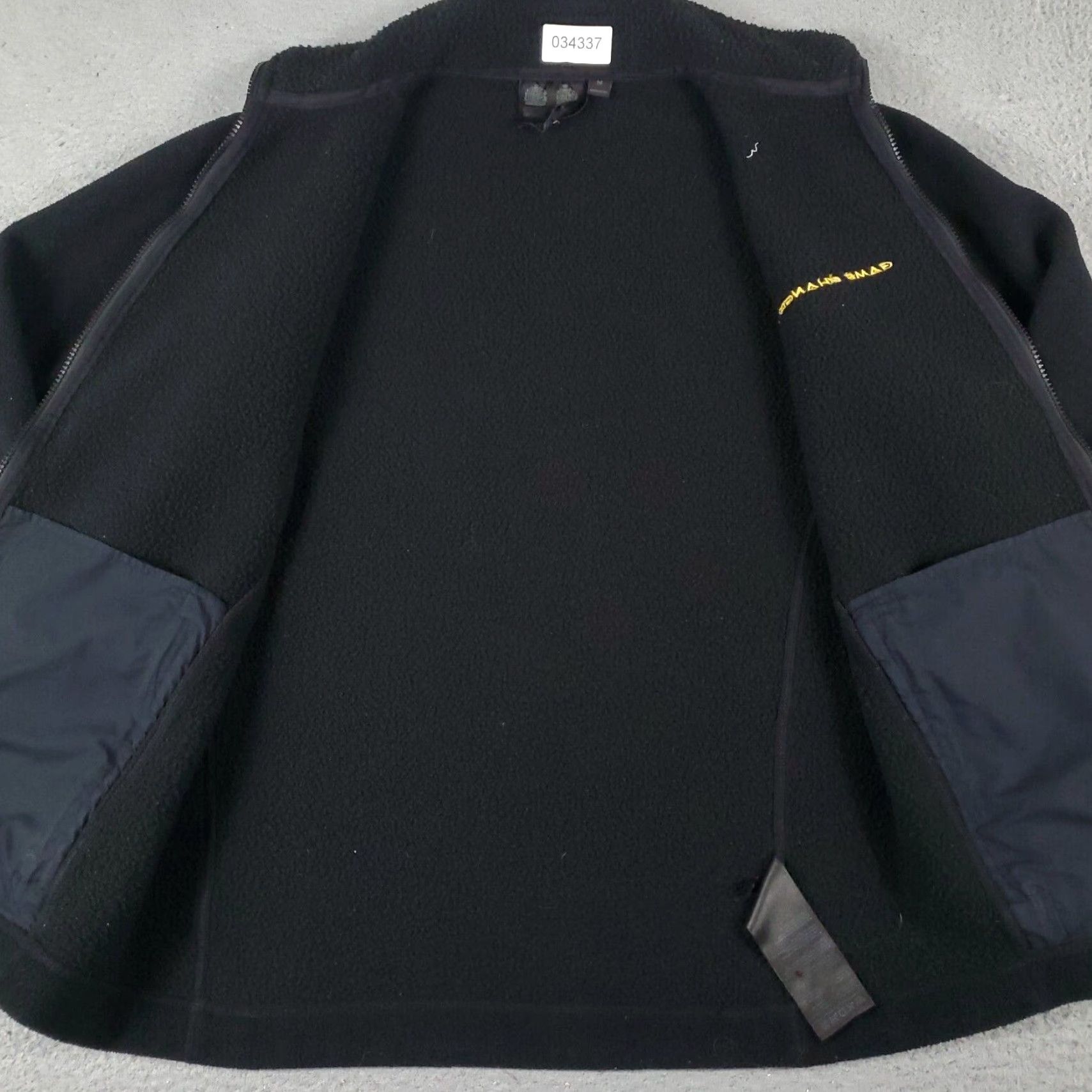 Musto MUSTO Sweater Mens M Black Full Zip Outdoor Fleece Polyester Logo Pockets Size US M / EU 48-50 / 2 - 6 Thumbnail