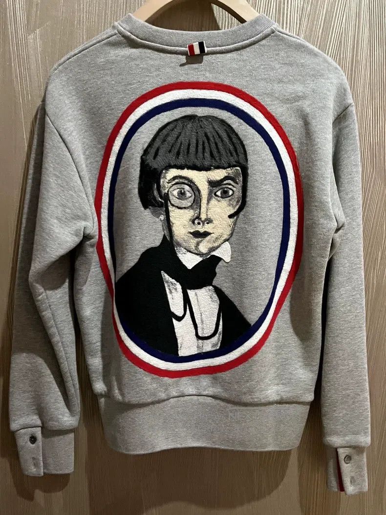 Thom Browne Thom Browne Sweatshirt Size US XXS / EU 40 - 1 Thumbnail