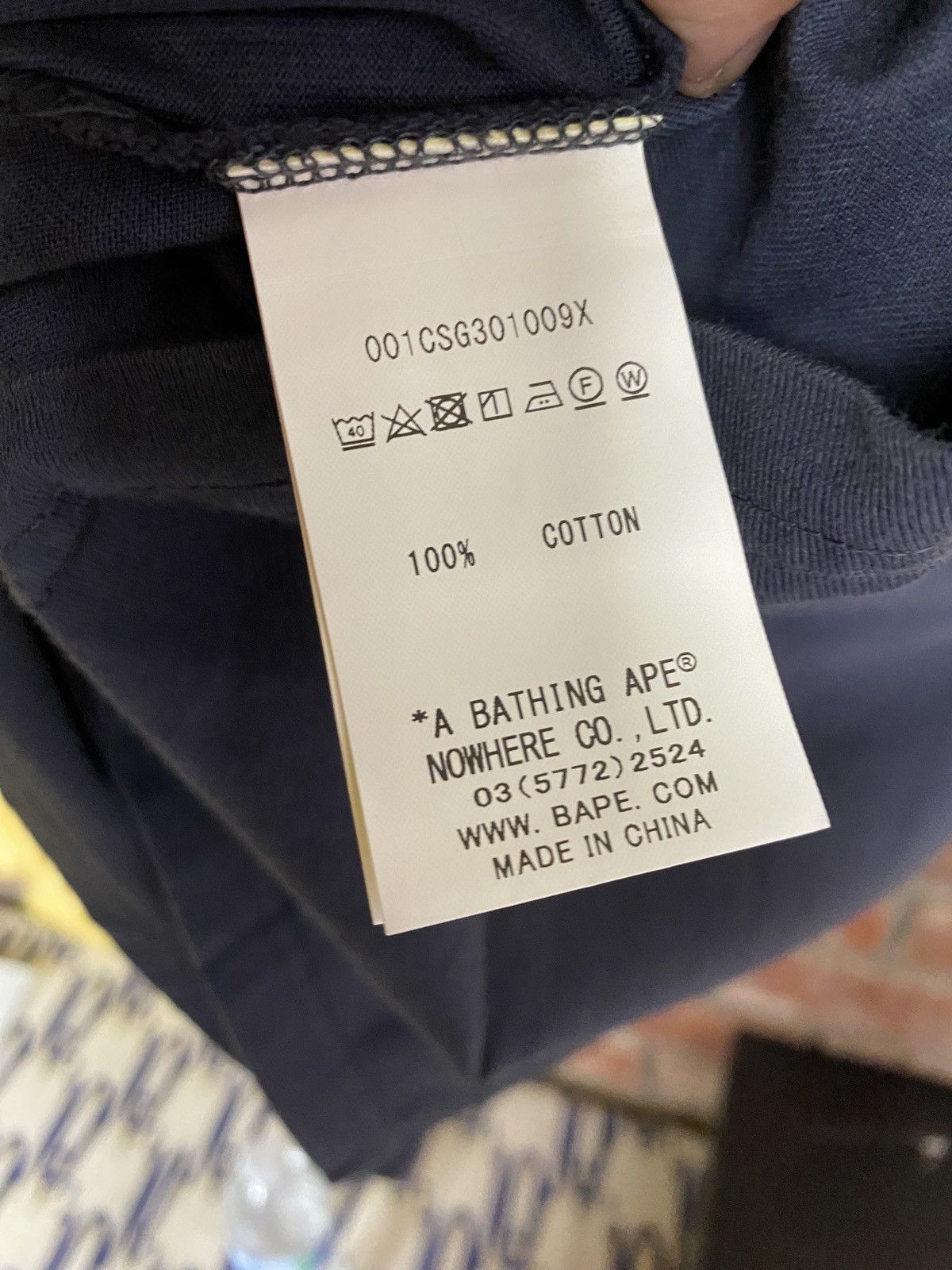 Bape One Point Overdye Pocket Tee Size US S / EU 44-46 / 1 - 7 Thumbnail