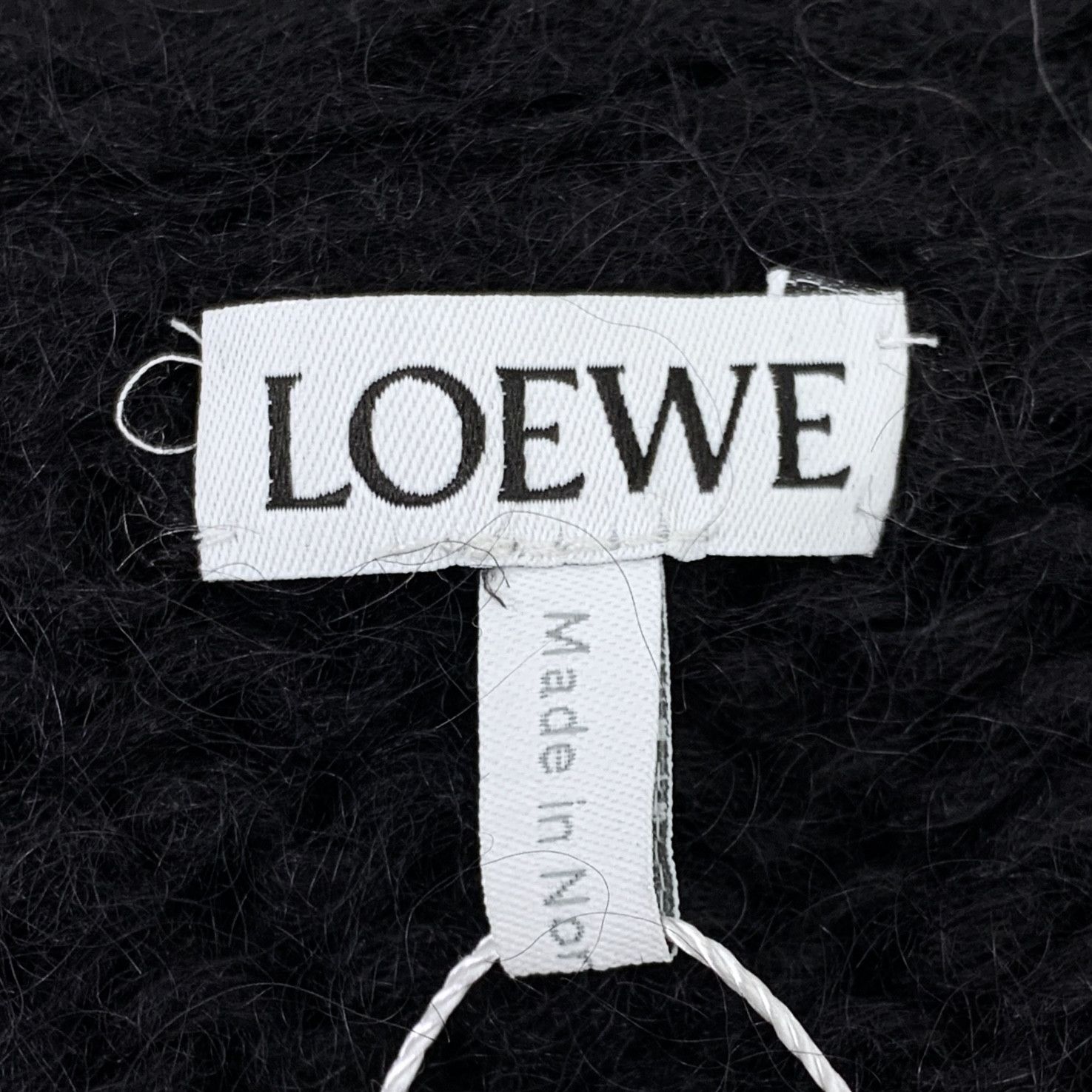 Loewe Loewe Mohair V-Neck Buttoned Long Knit Cardigan (Size S) Size S / US 4 / IT 40 - 2 Thumbnail