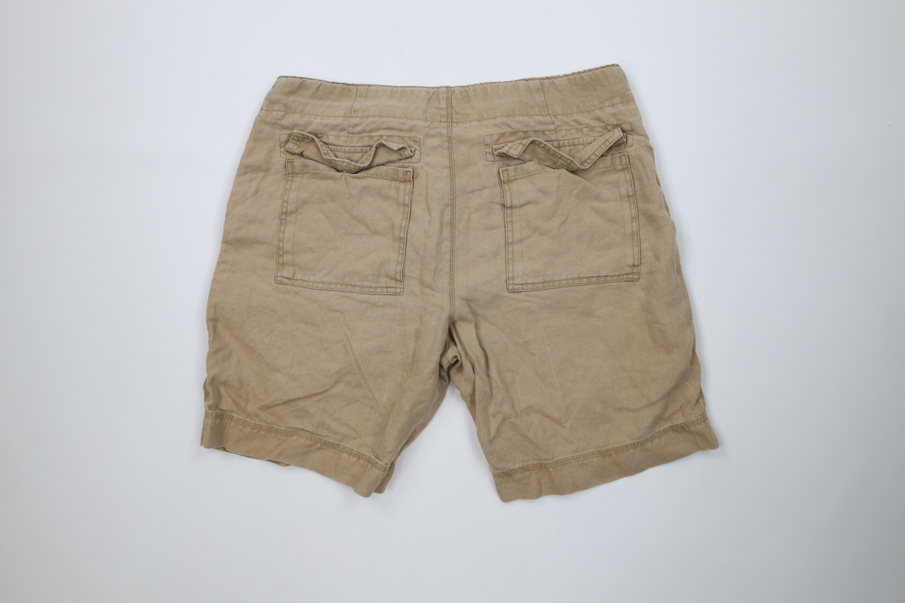 Banana Republic Vintage Banana Republic Faded Above Knee Linen Shorts Beige Size US 34 / EU 50 - 9 Thumbnail