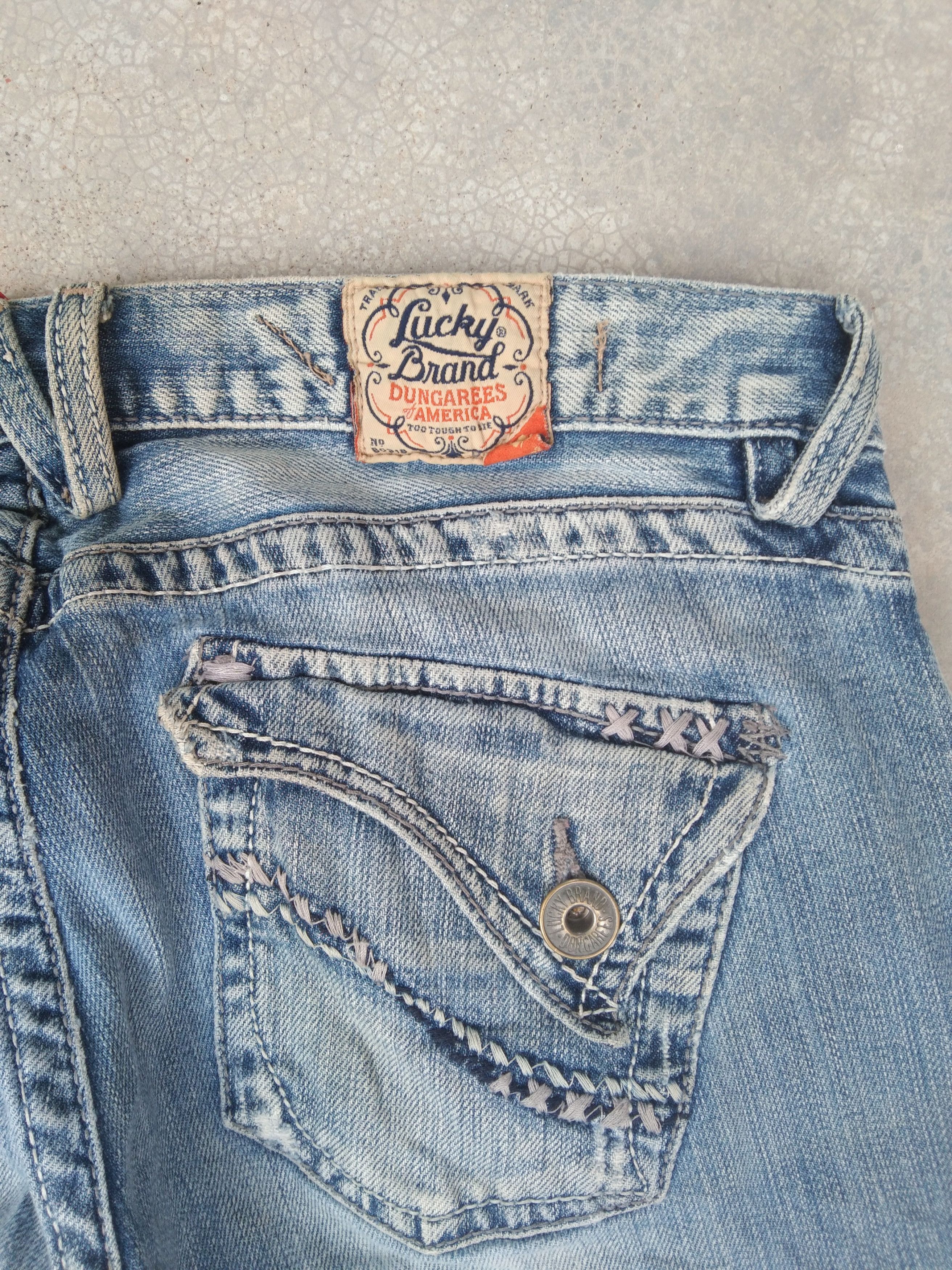 Japanese Brand × Jean Vintage Flared Jeans 32x32 Size US 32 / EU 48 - 4 Thumbnail