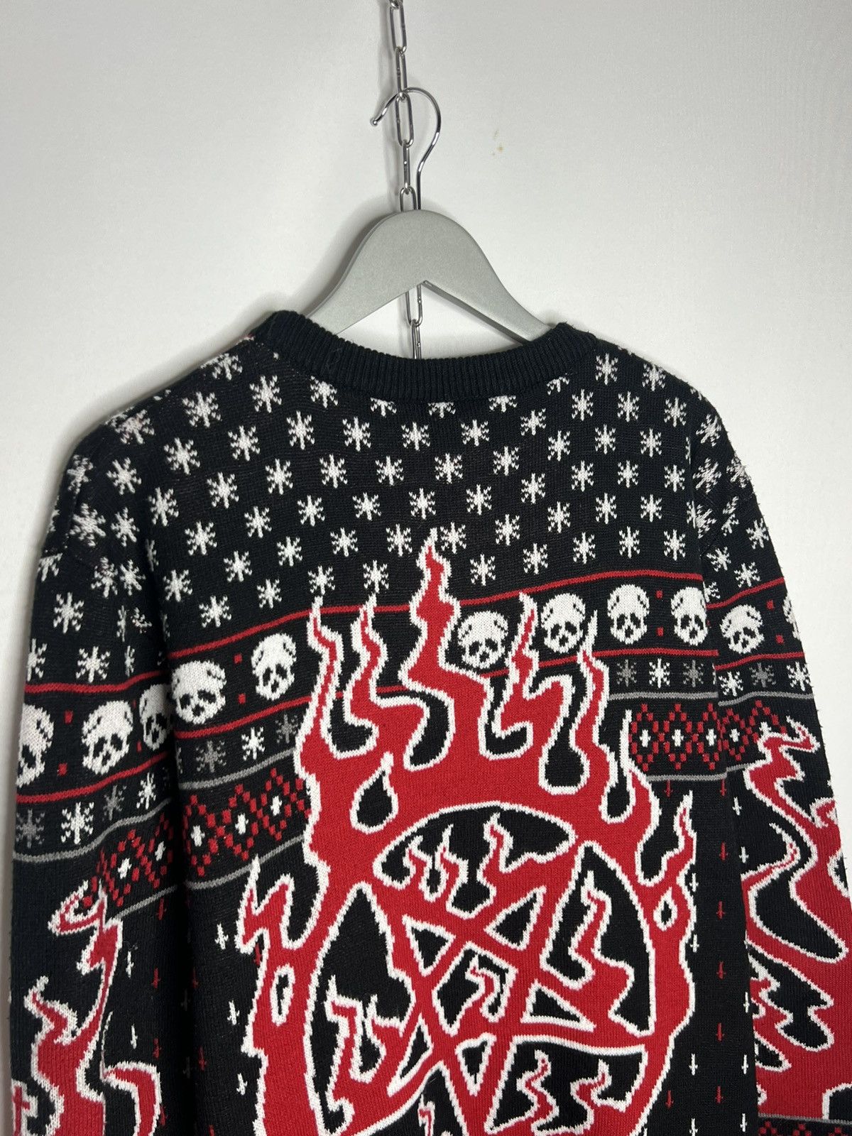 Killstar Killstar Satan Sculls Art Sweater Goth Style Streetwear Size US XXL / EU 58 / 5 - 10 Thumbnail