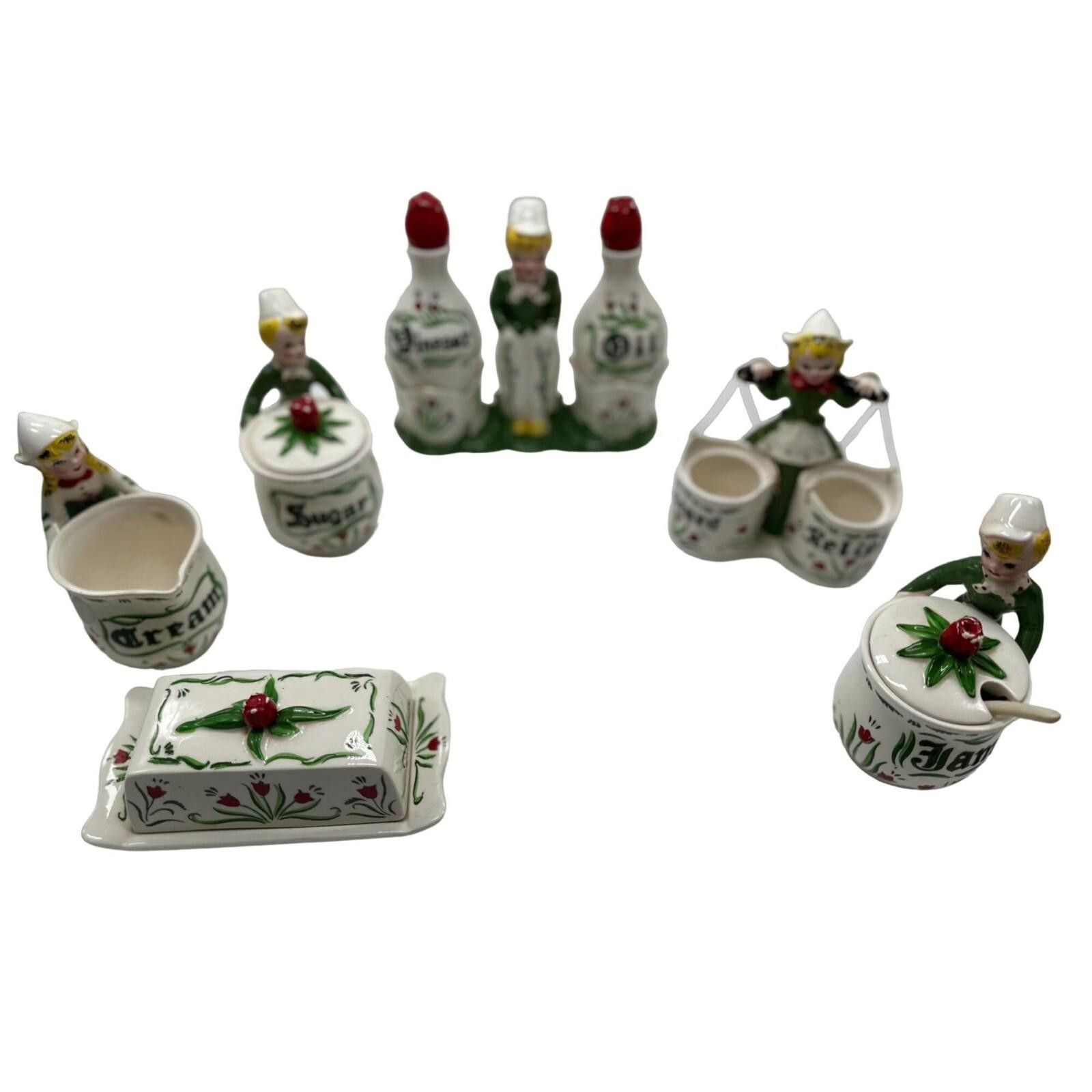 Yohan Serfaty Vintage Yona Shafford Tulip Tyme Dutch Boy Sugar Jar Size ONE SIZE - 2 Thumbnail