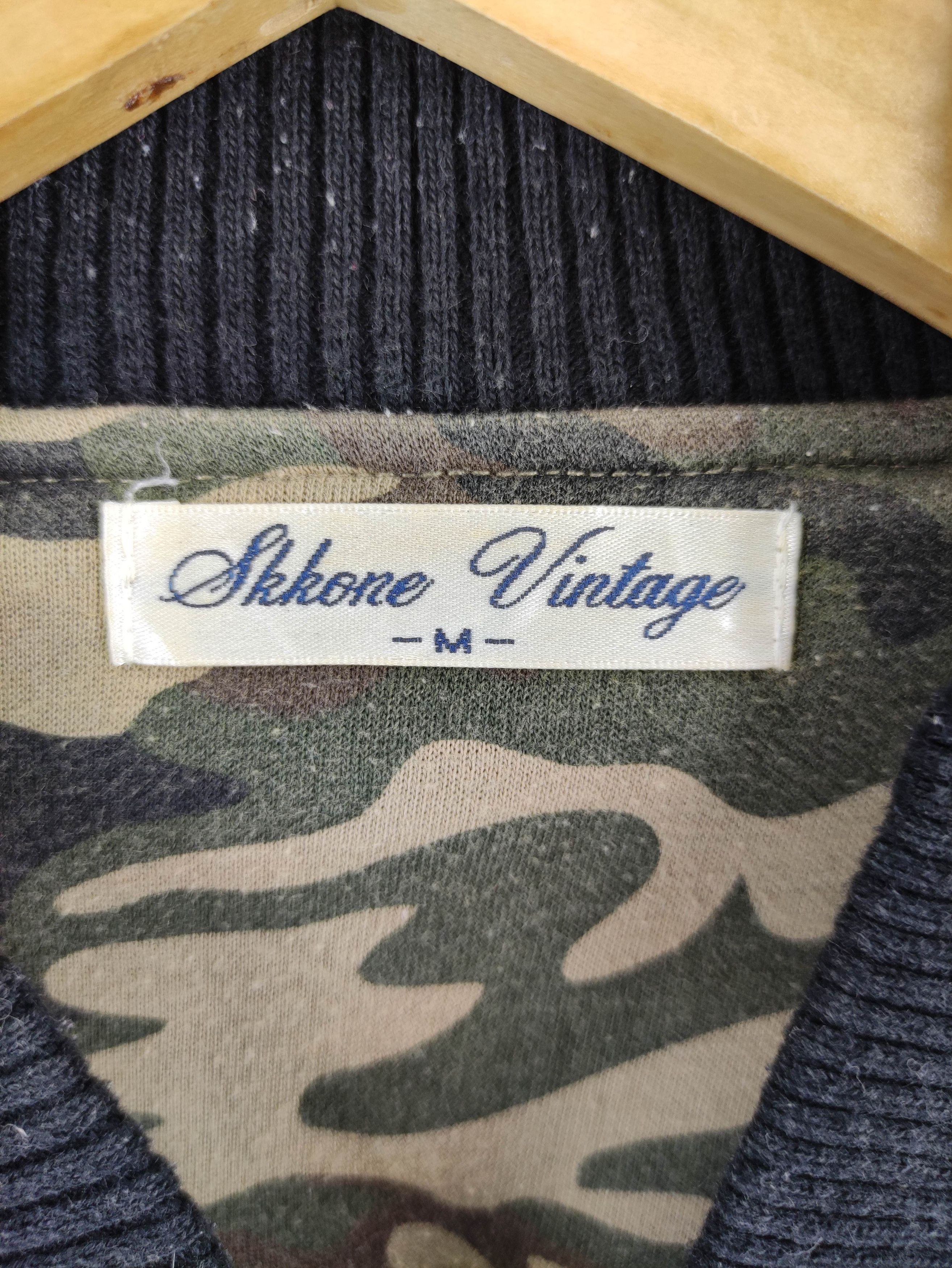 Japanese Brand Vintage Skkone Bomber Cotton Sweater Jacket Zipper Size US M / EU 48-50 / 2 - 3 Thumbnail