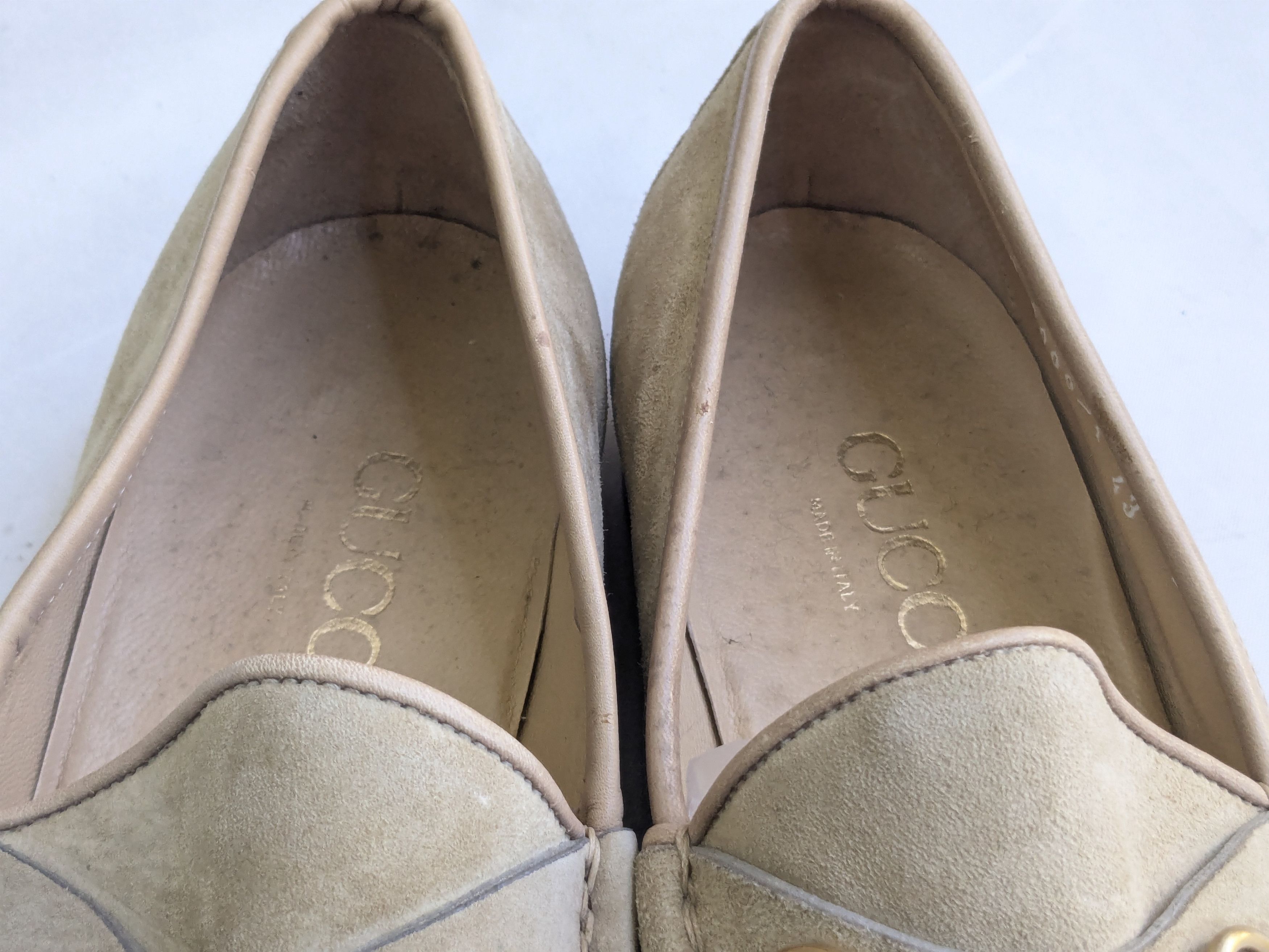 Gucci Gucci Horsebit Loafers 9.5 Beige Suede Leather Size US 9.5 / EU 42-43 - 4 Thumbnail