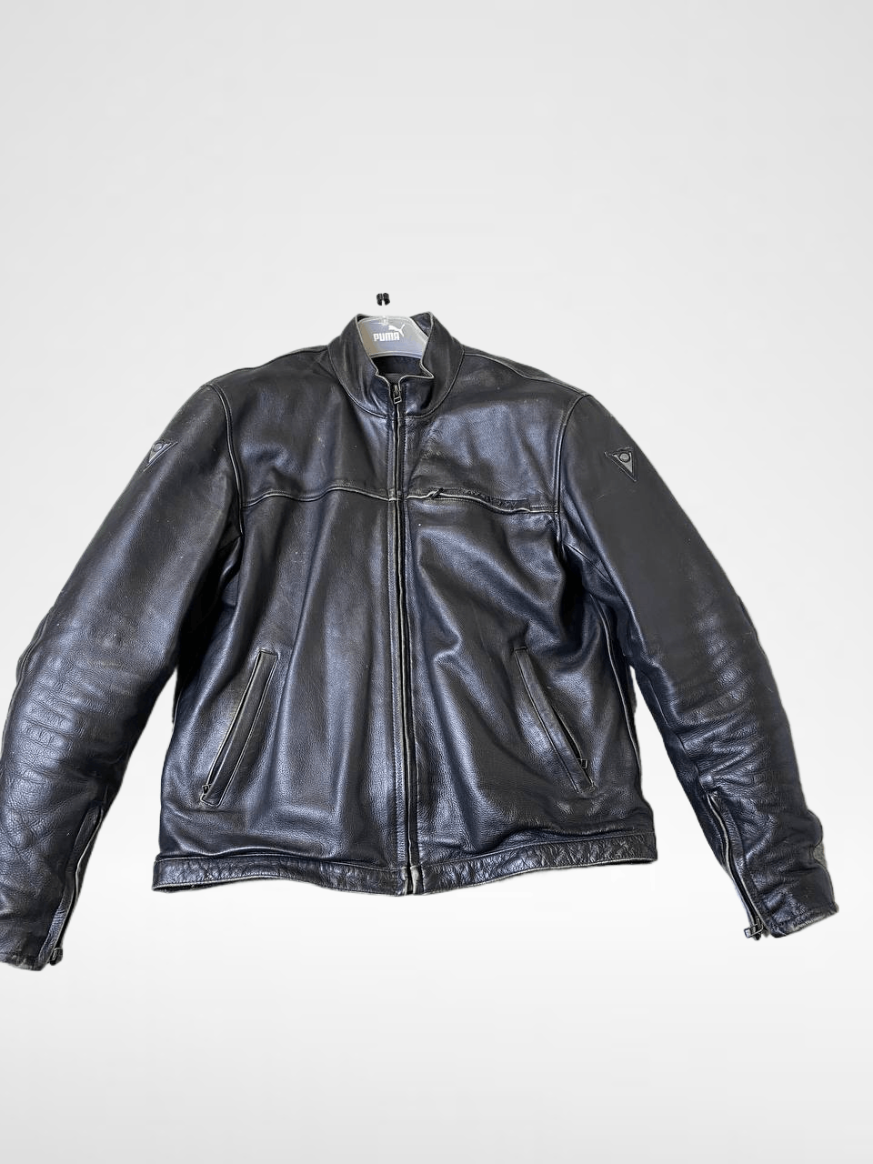 Vintage VINTAGE Black Leather Jacket REV!IT Y2K Size US XL / EU 56 / 4 - 1 Thumbnail