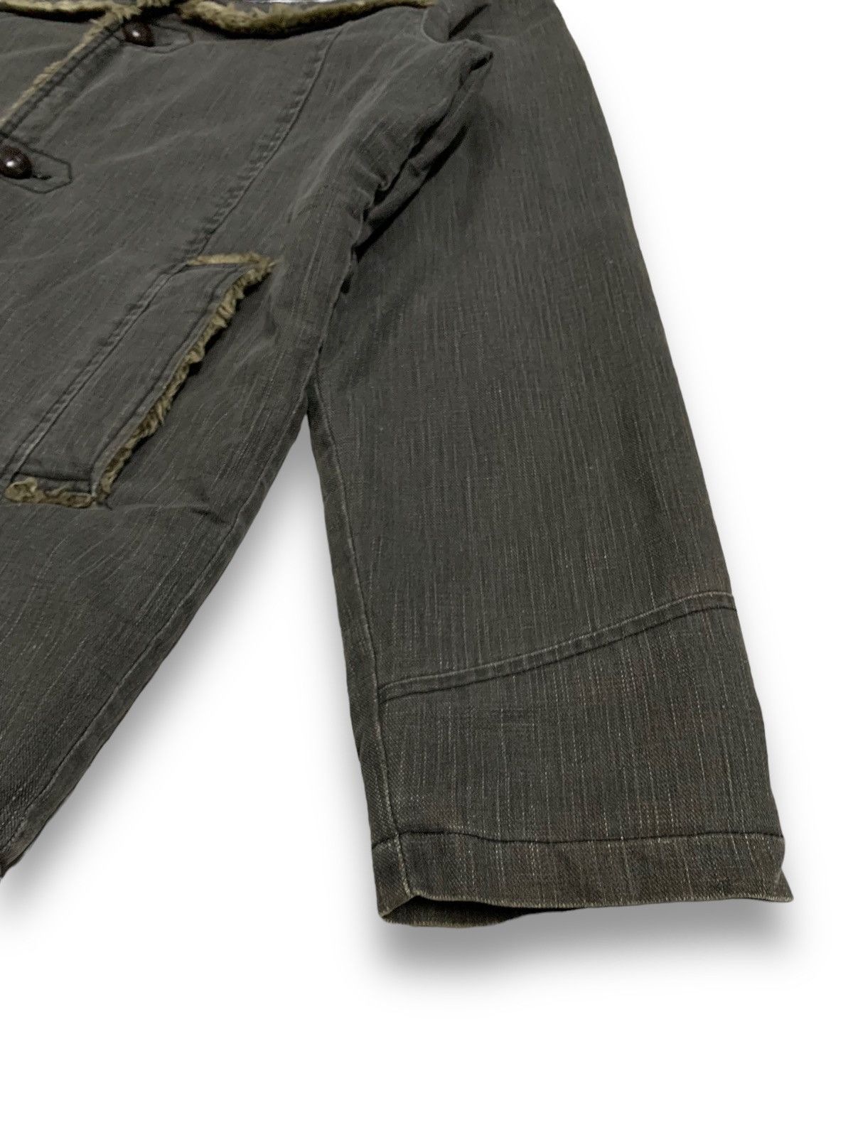 Japanese Brand Japanese Brand Roushatte Sherpa Lined Denim Style Jacket Size US M / EU 48-50 / 2 - 11 Thumbnail