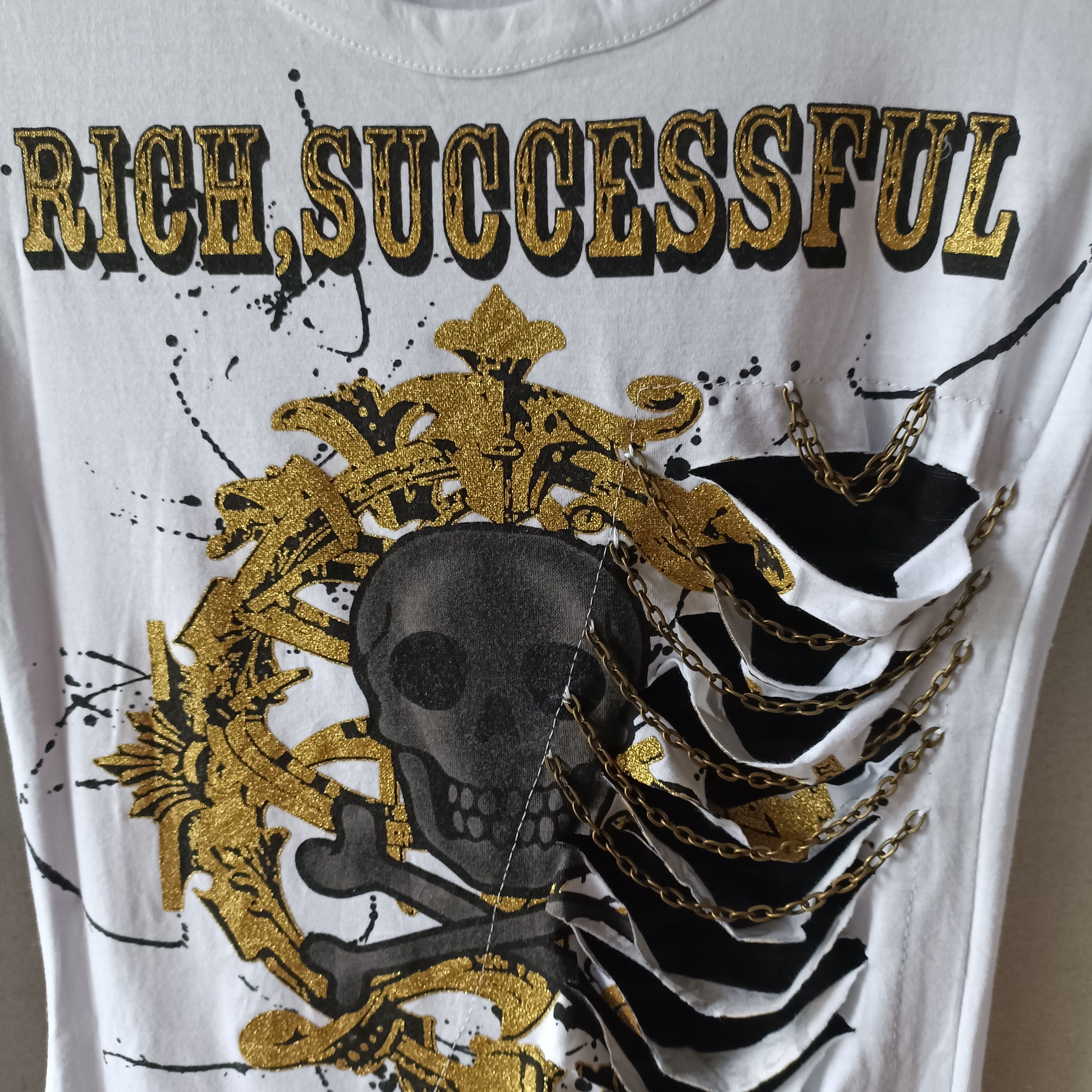 Japanese Brand 2000s M.K.R Japan - Ifsixwasnine Lgb peom t-shirt Skull rich Size US XS / EU 42 / 0 - 4 Thumbnail