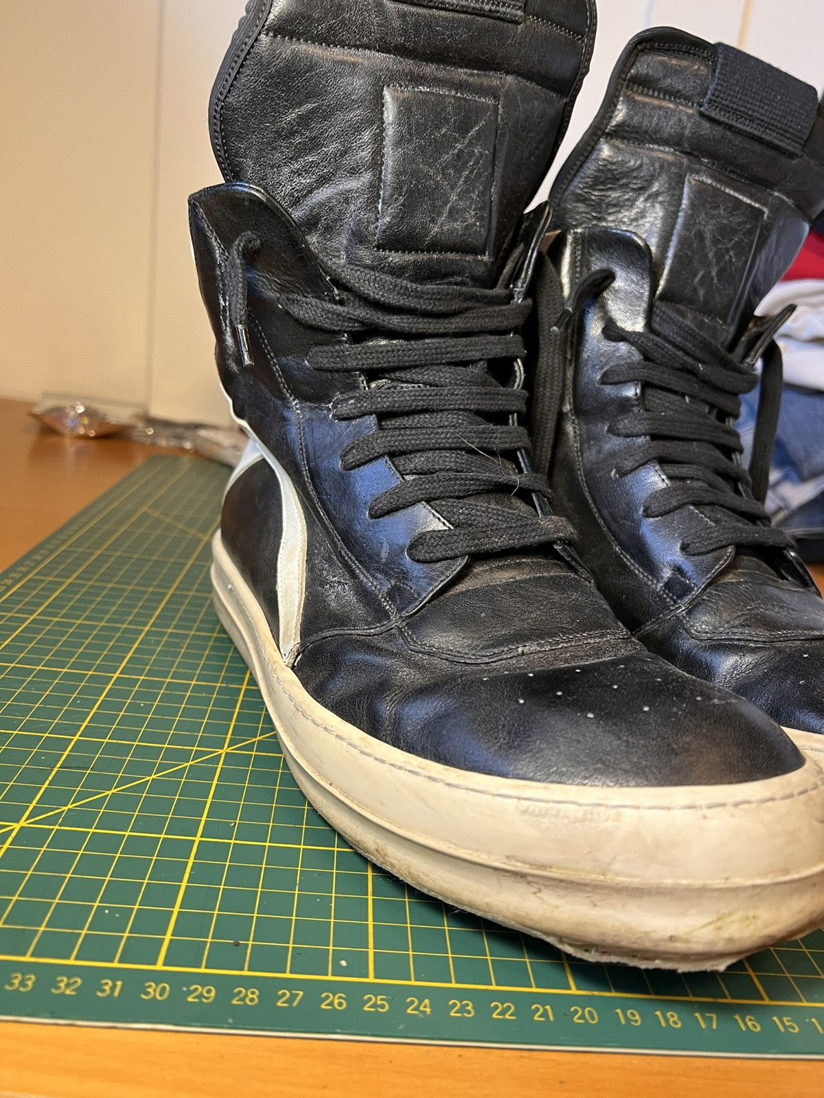 Rick Owens 2012 Rick Owens geobaskets Size US 12.5 / EU 45-46 - 3 Thumbnail