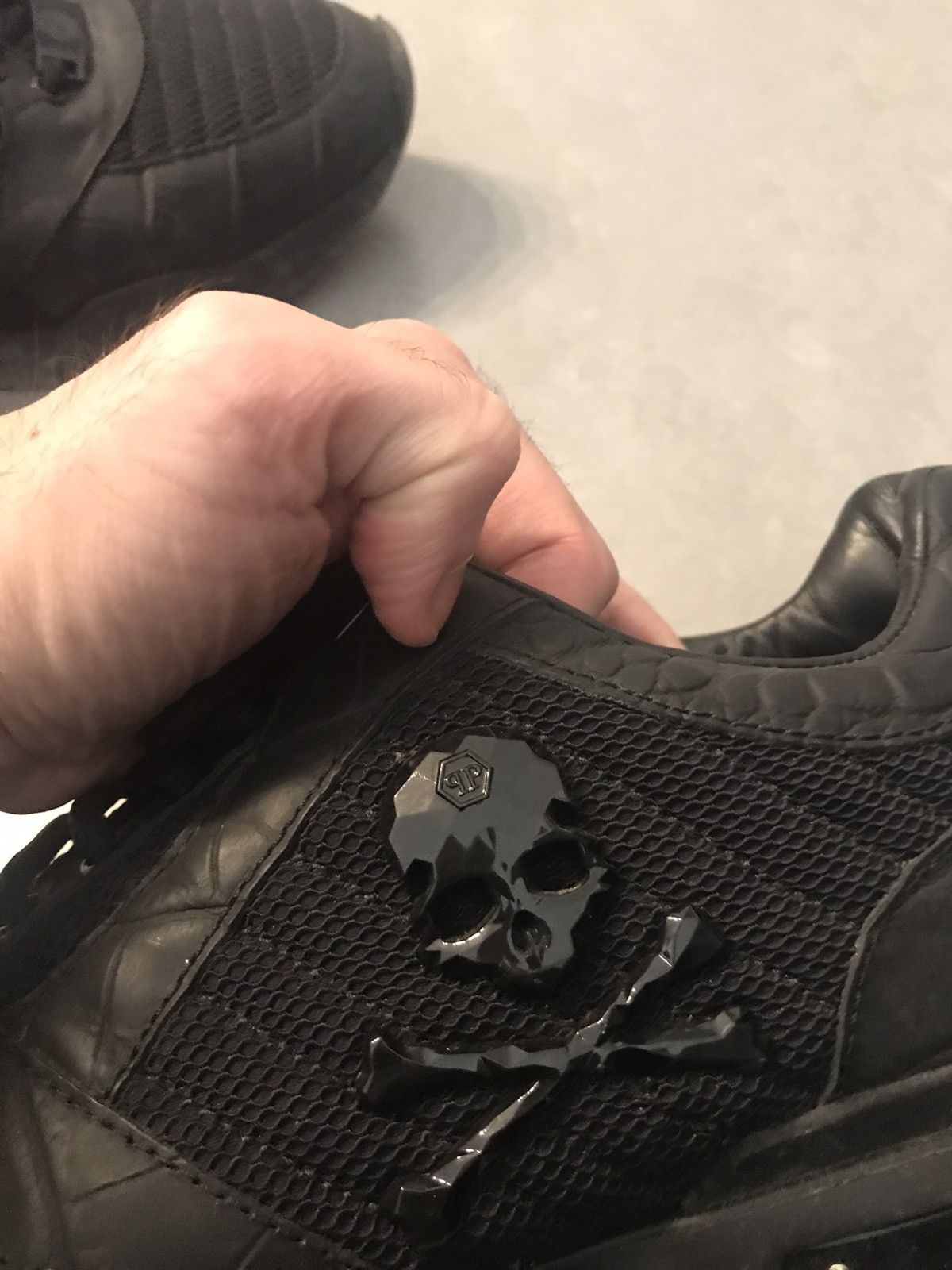 Philipp Plein Philipp Plein black sneakers Size US 11 / EU 44 - 4 Thumbnail