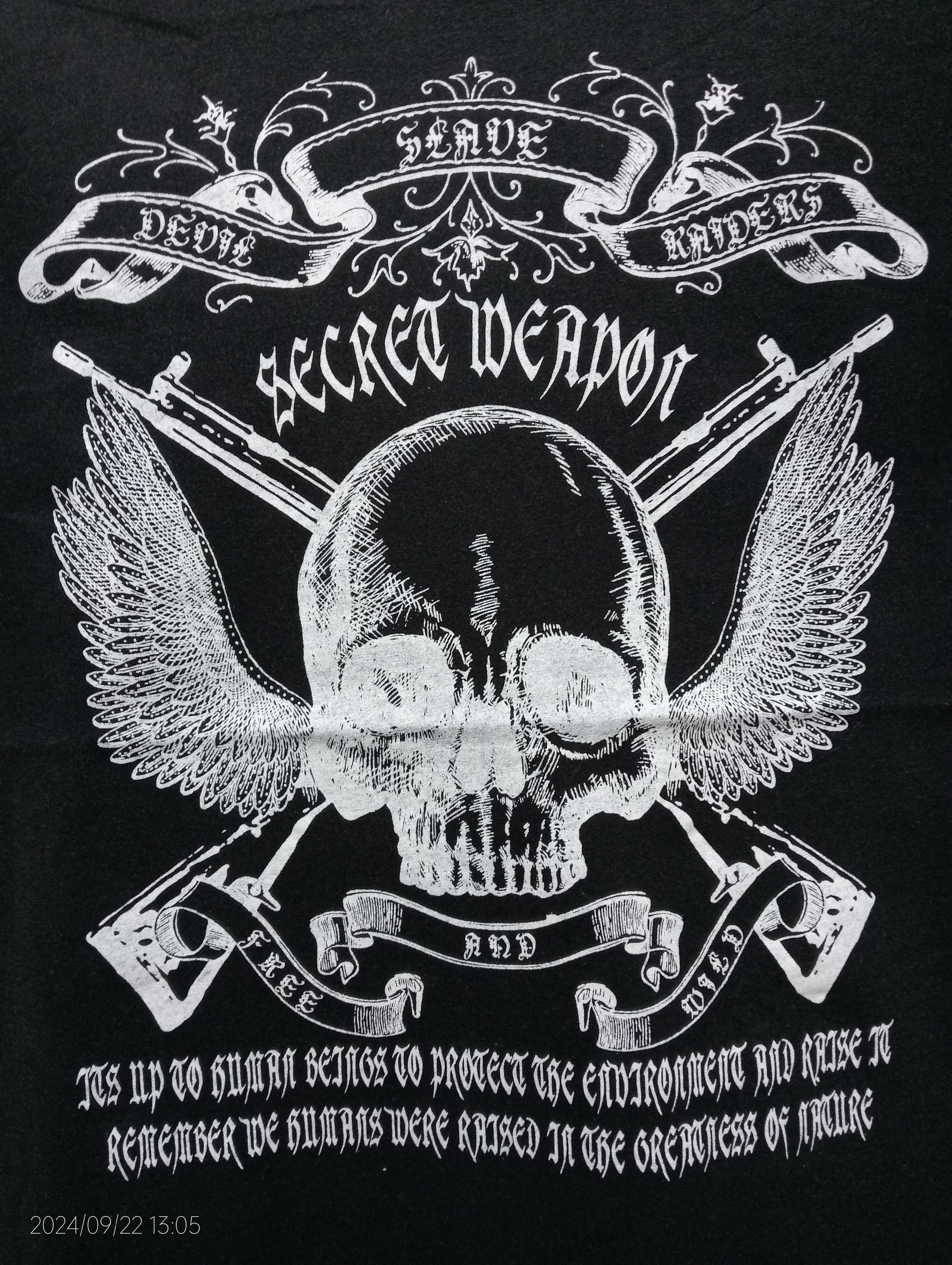 Japanese Brand Vintage G.U. Secret Weapon Skull Tee Size US M / EU 48-50 / 2 - 5 Thumbnail