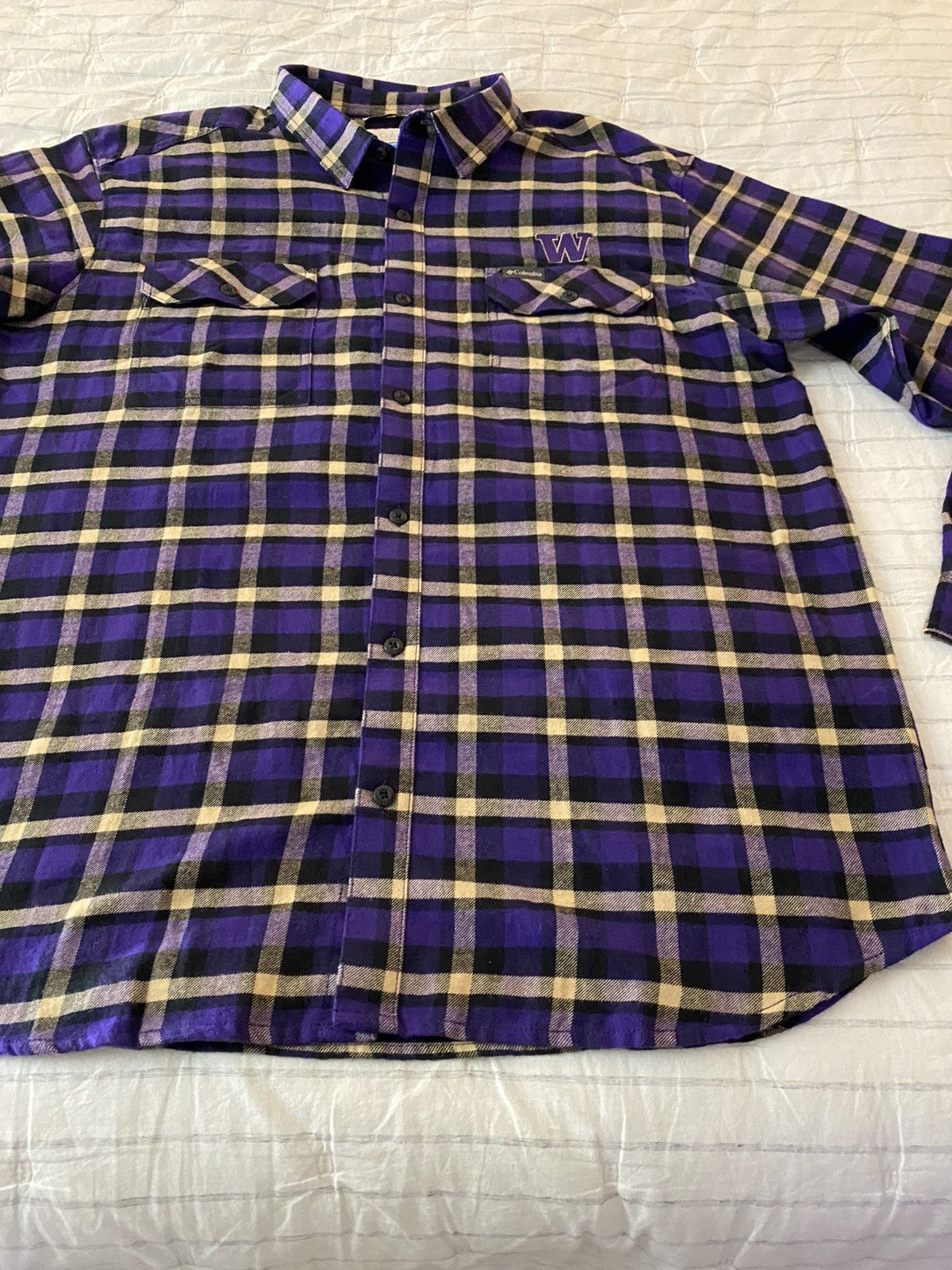 Columbia Columbia U of Washington Flare Gun Flannel Shirt XL NWT Size US XL / EU 56 / 4 - 4 Thumbnail