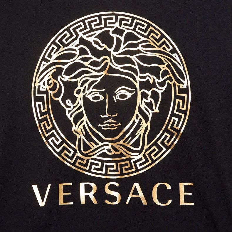 Other Versace Classic print black and gold medusa men's T-shirt Size US L / EU 52-54 / 3 - 3 Thumbnail