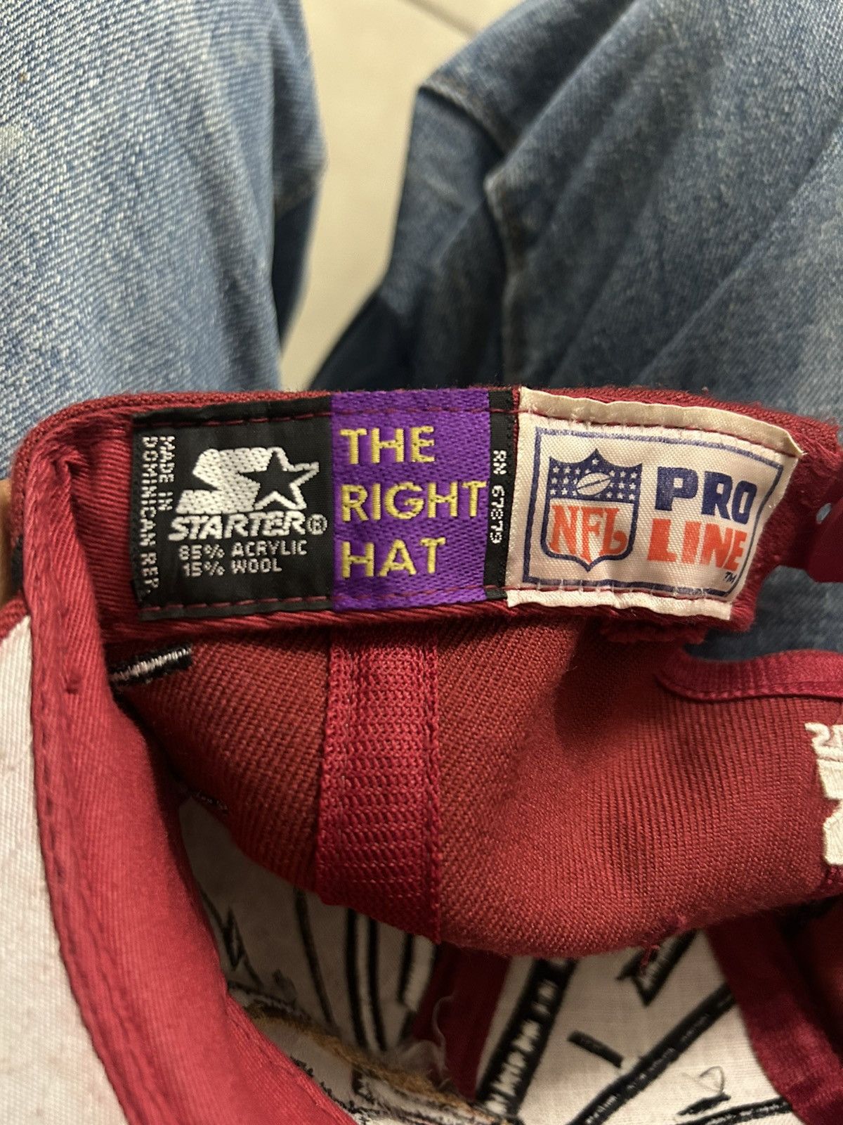 Starter 49ers San Francisco 90s Collison Shockwave Starter Proline Size ONE SIZE - 7 Thumbnail