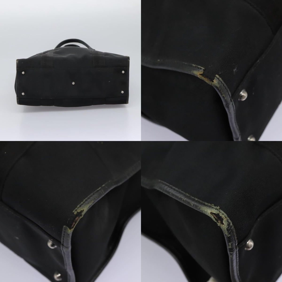 Gucci GUCCI Hand Bag Canvas Black Size ONE SIZE - 10 Thumbnail