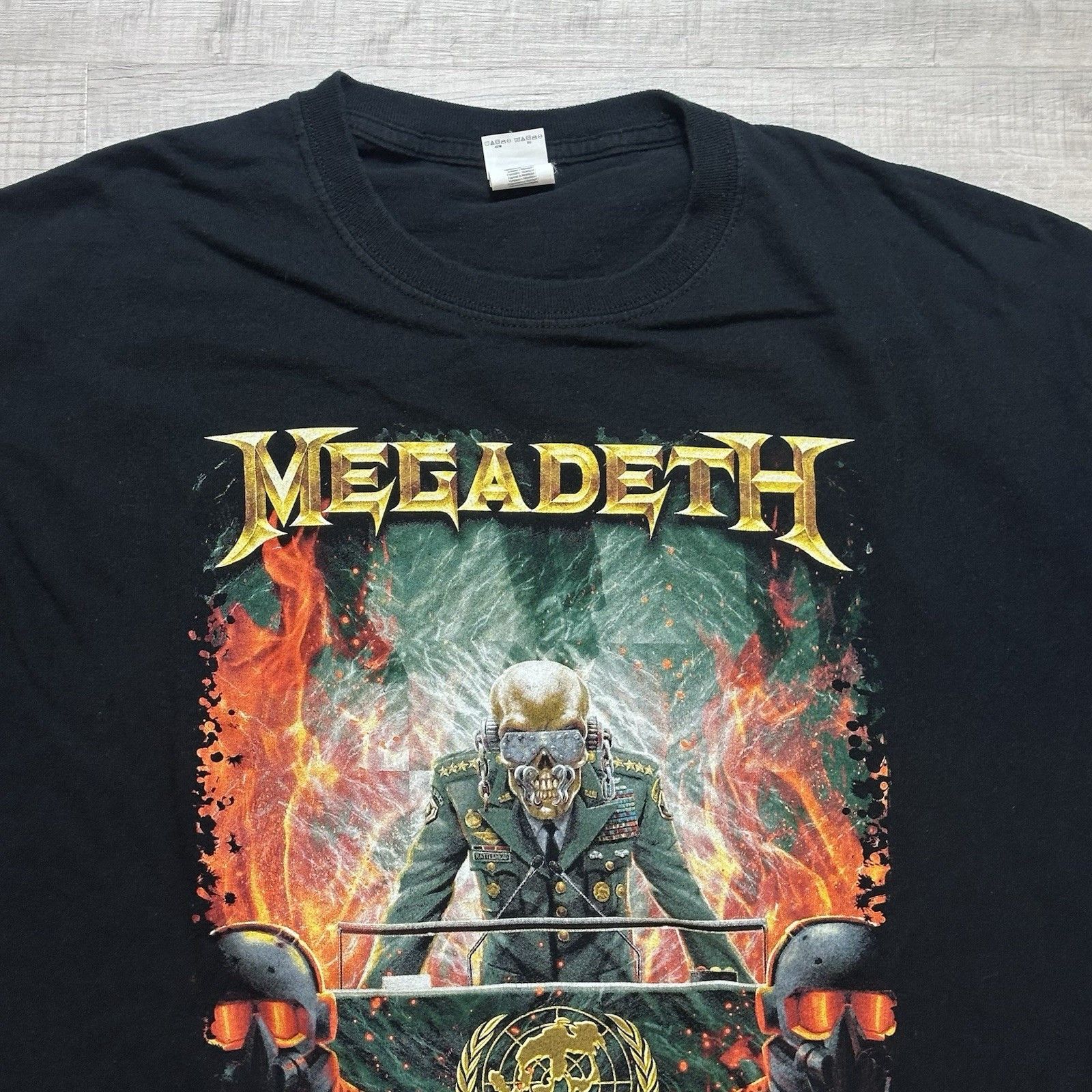 Band Tees Megadeth Dystopia World Tour 2017 Tee Mens XL Band Tee Size US XL / EU 56 / 4 - 5 Thumbnail