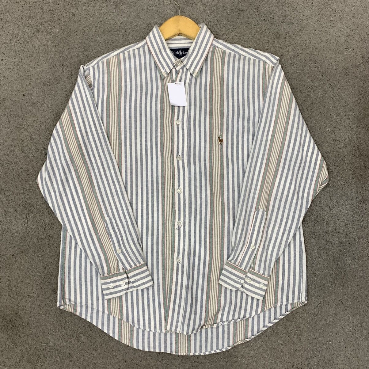 Polo Ralph Lauren Vintage Polo Ralph Lauren Striped Shirts Size US M / EU 48-50 / 2 - 1 Thumbnail