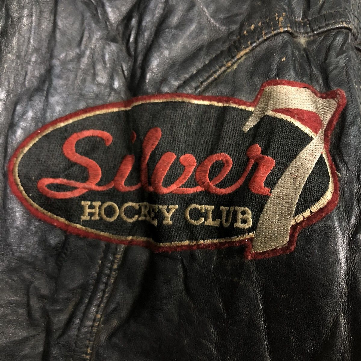 Avirex 🔥VINTAGE VARSITY LEATHER JACKET AVIREX USA SILVER HOCKEY Size US S / EU 44-46 / 1 - 20 Thumbnail