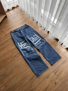 Von Dutch designed by Marc Jacques Burton Pink Lightening Denim Jeans