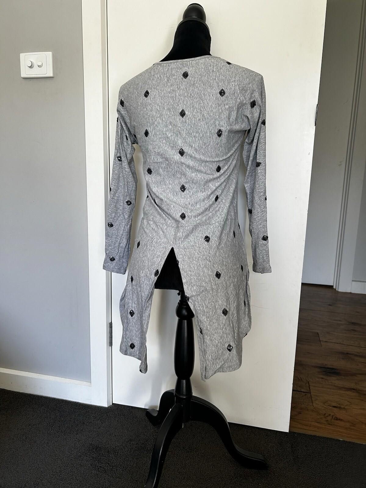 Other Cartel & Willow Long Sleeve Grey Sequin Diamond -Sz S (7) Size S / US 4 / IT 40 - 9 Thumbnail